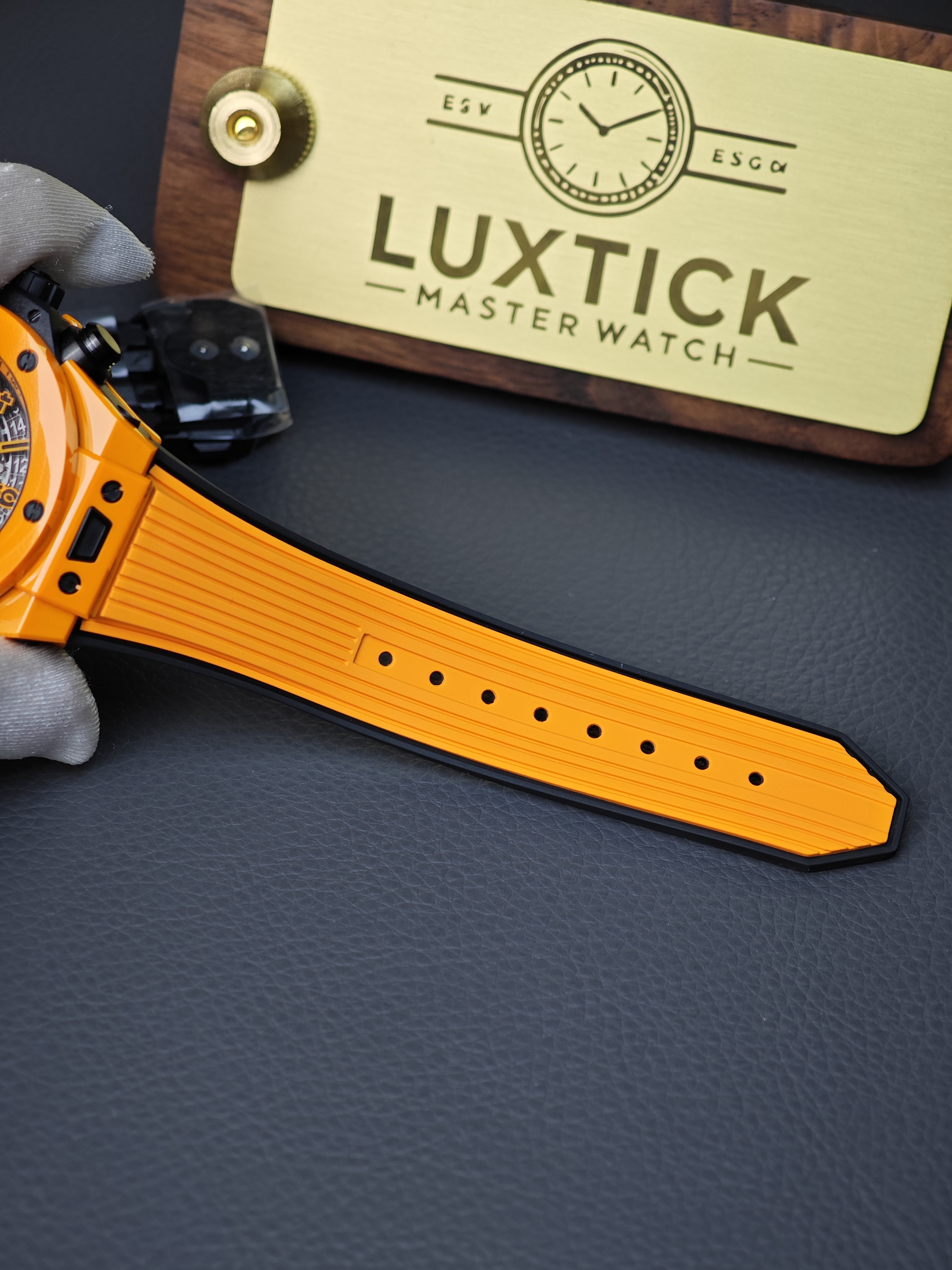 Super Clone Hublot Big Bang Unico Orange Ceramic 42mm Watches