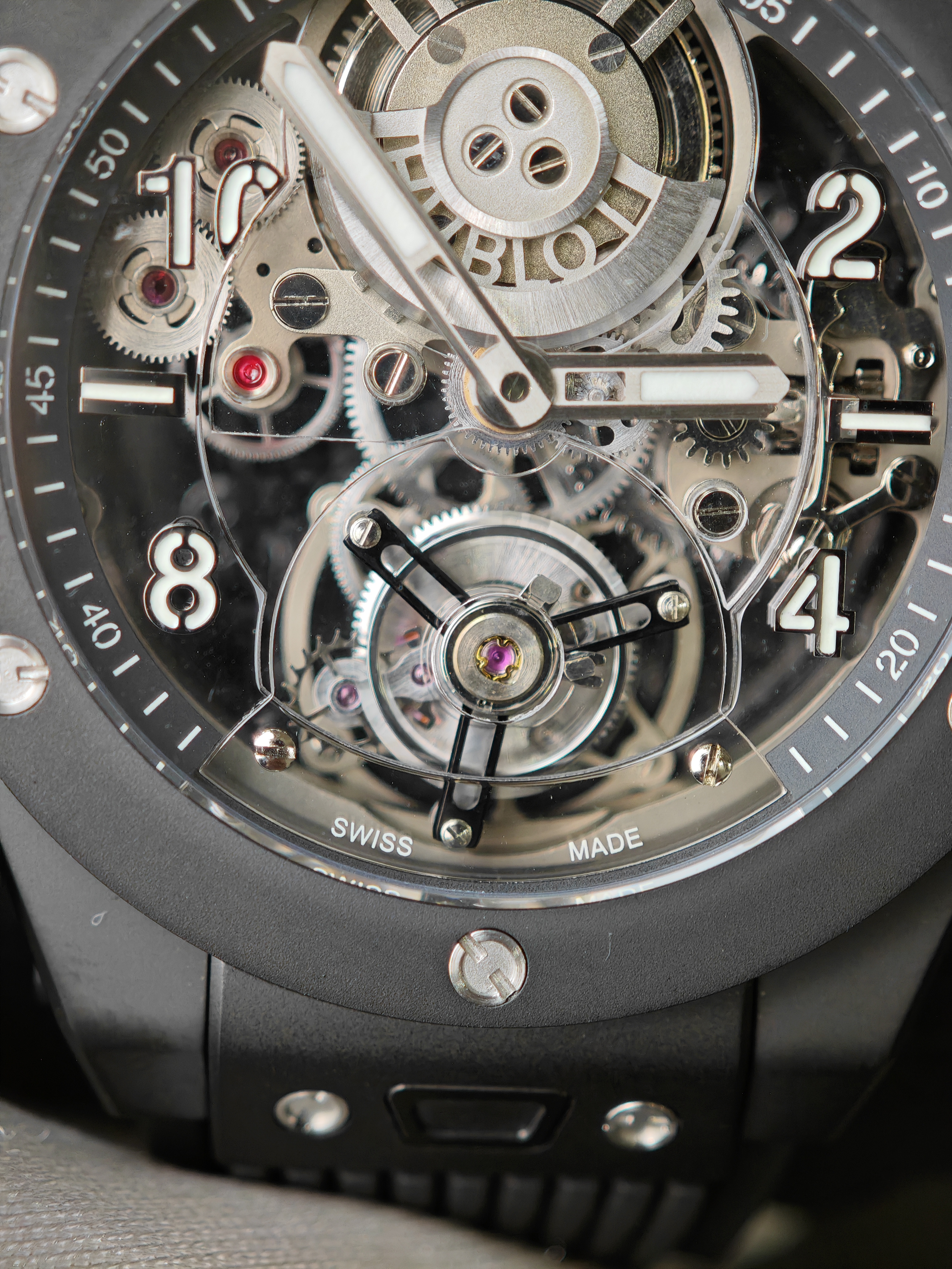 Super clone 1:1 Hublot Big Bang series 419.CI.0170.RX tourbillon exclusive debut