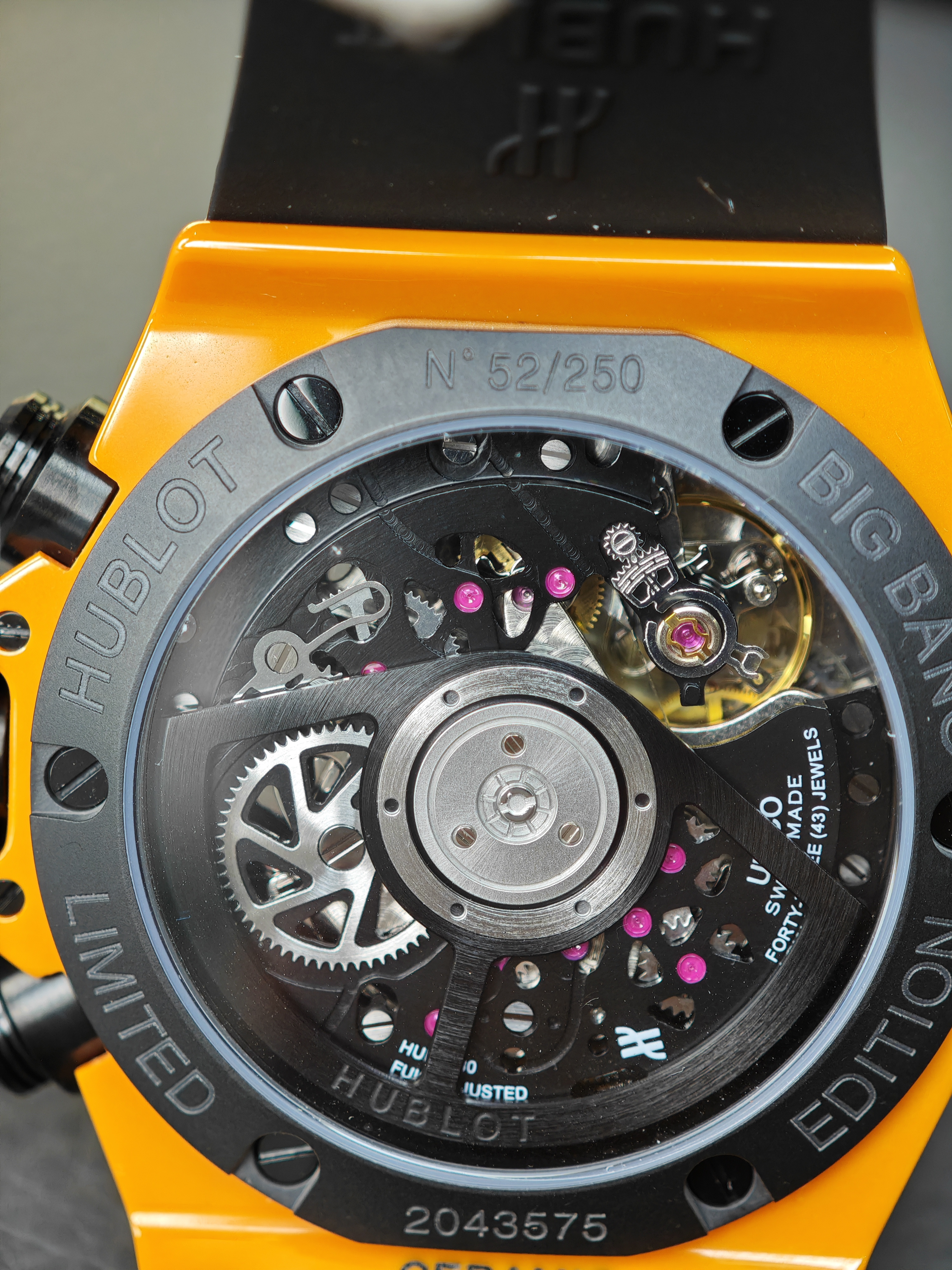 Super Clone Hublot Big Bang Unico Orange Ceramic 42mm Watches