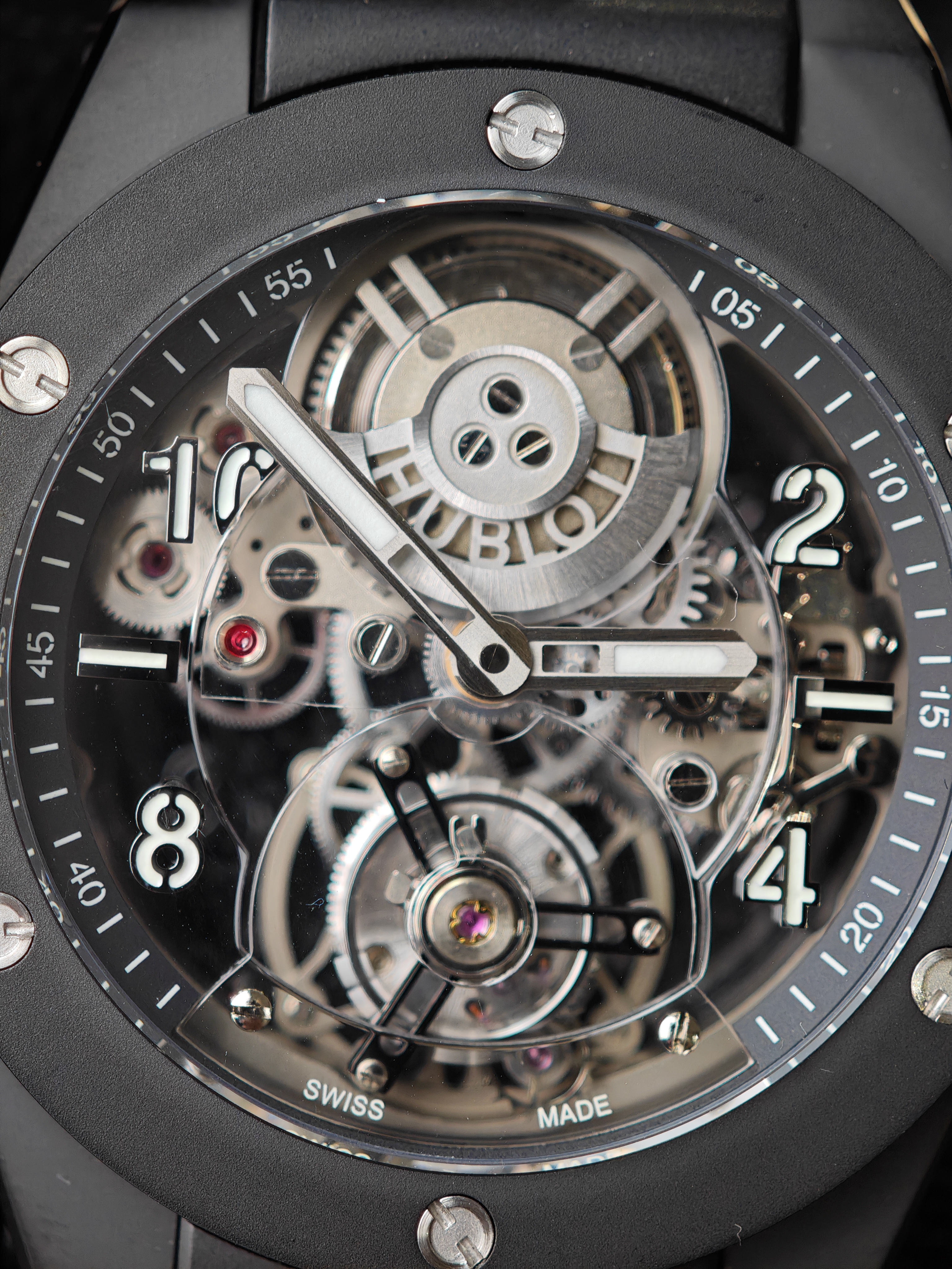 Super clone 1:1 Hublot Big Bang series 419.CI.0170.RX tourbillon exclusive debut