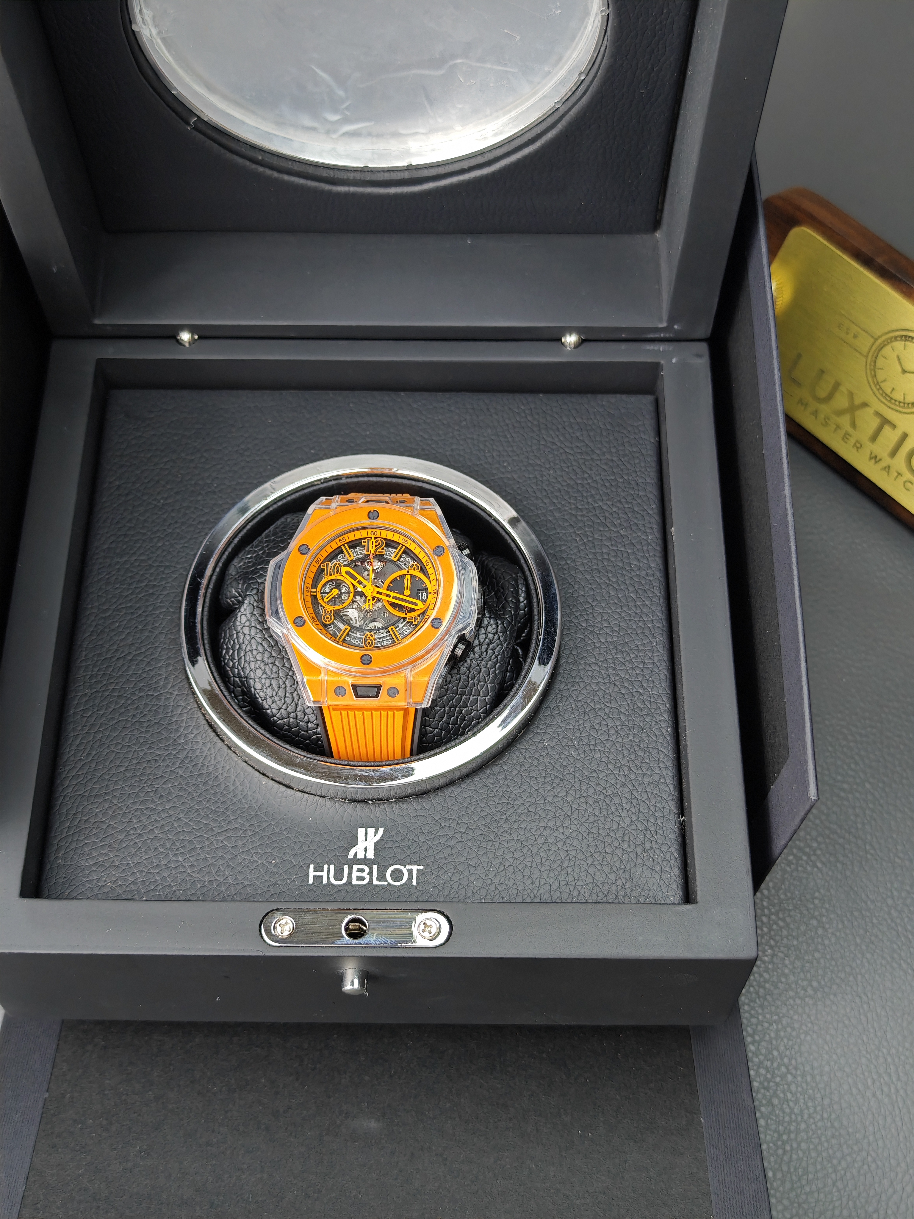 Super Clone Hublot Big Bang Unico Orange Ceramic 42mm Watches