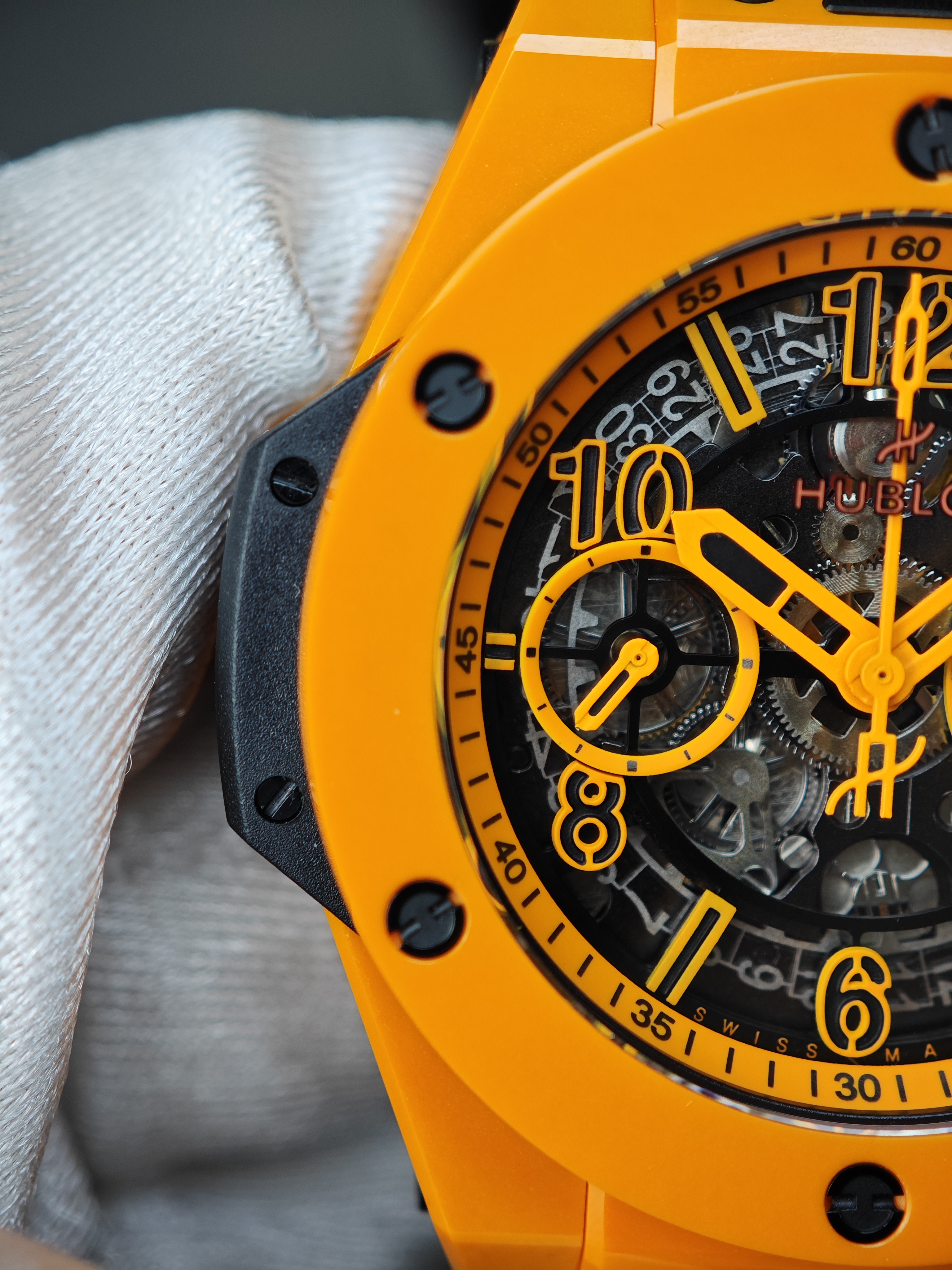 Super Clone Hublot Big Bang Unico Orange Ceramic 42mm Watches