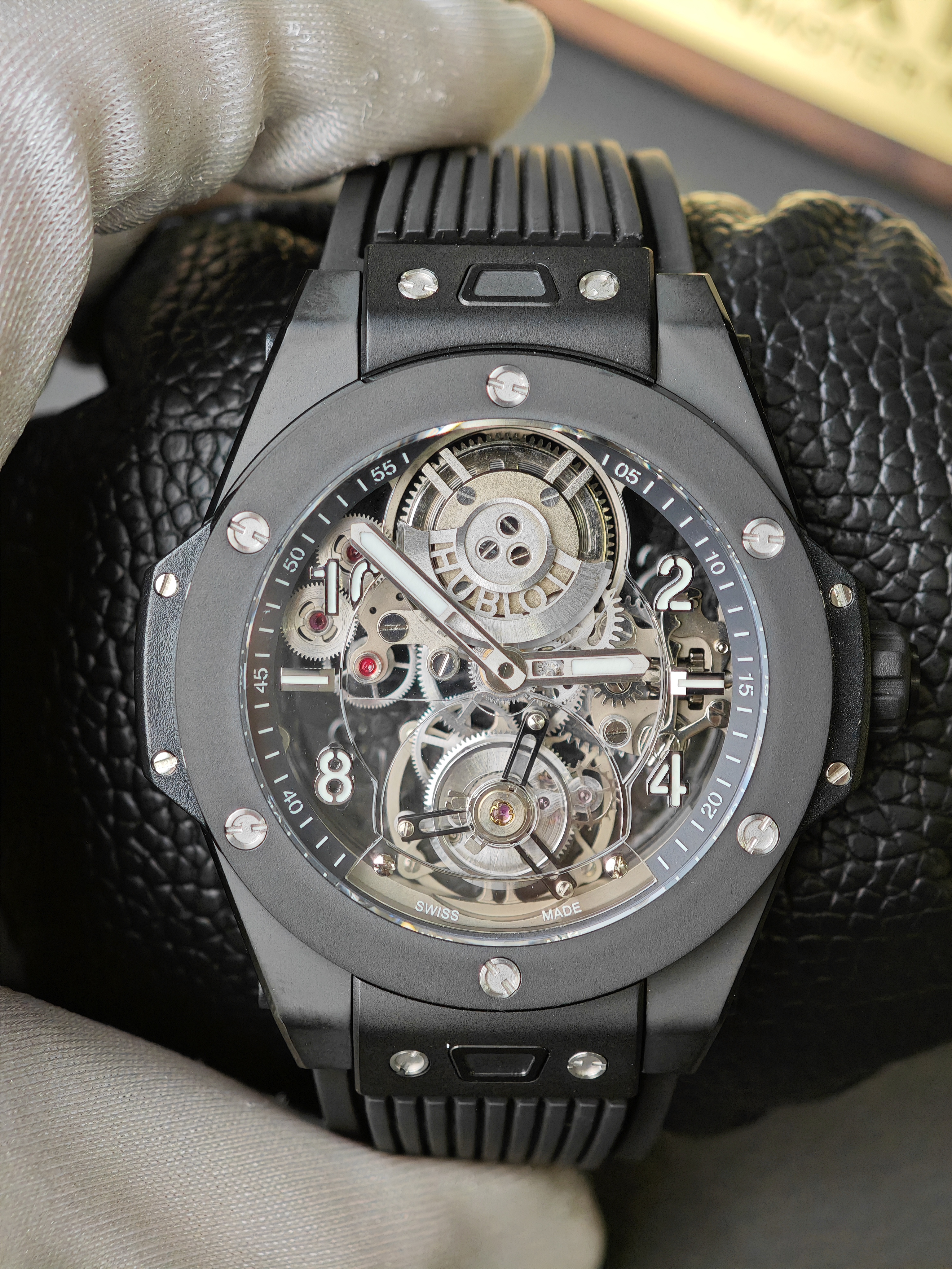 Super clone 1:1 Hublot Big Bang series 419.CI.0170.RX tourbillon exclusive debut