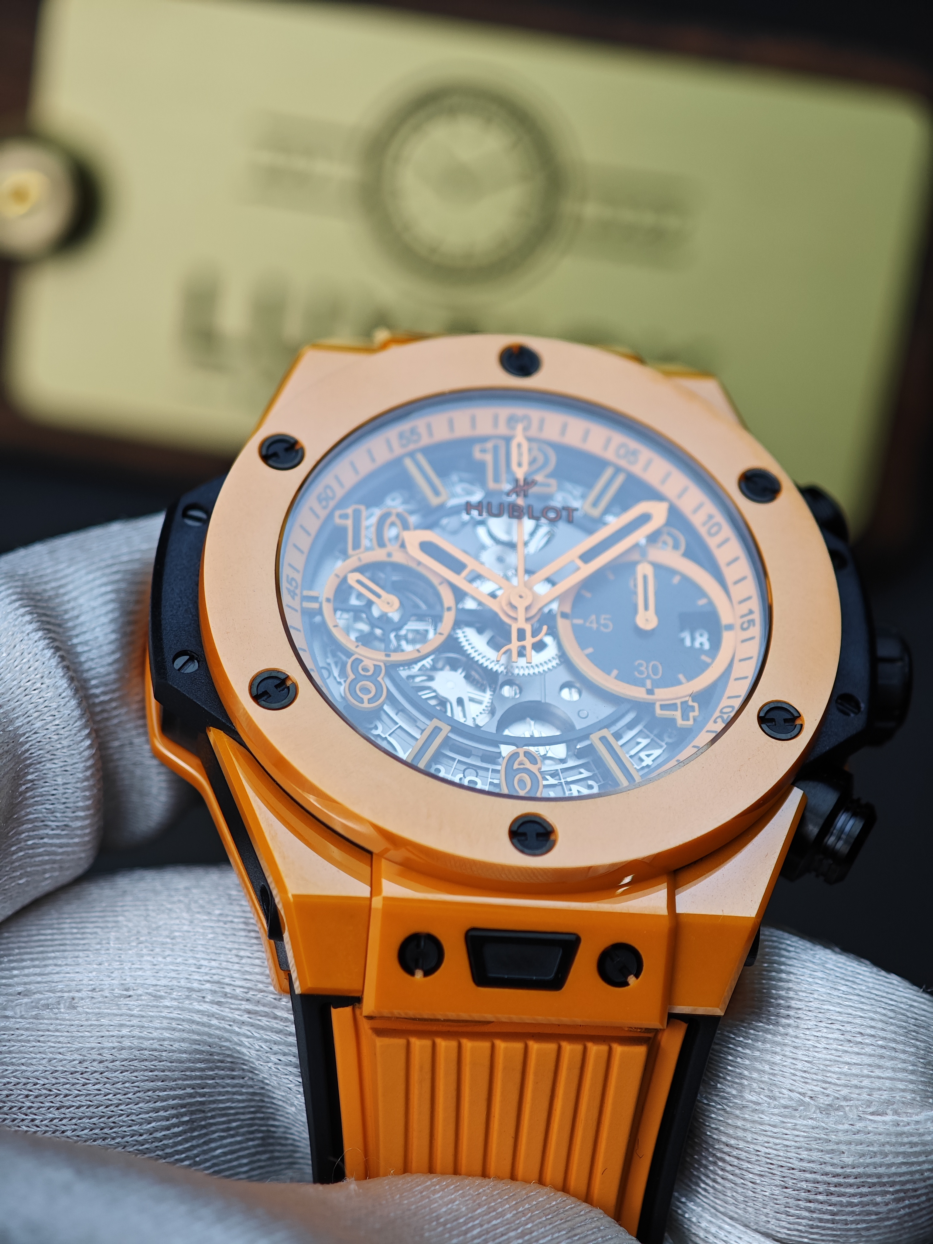 Super Clone Hublot Big Bang Unico Orange Ceramic 42mm Watches