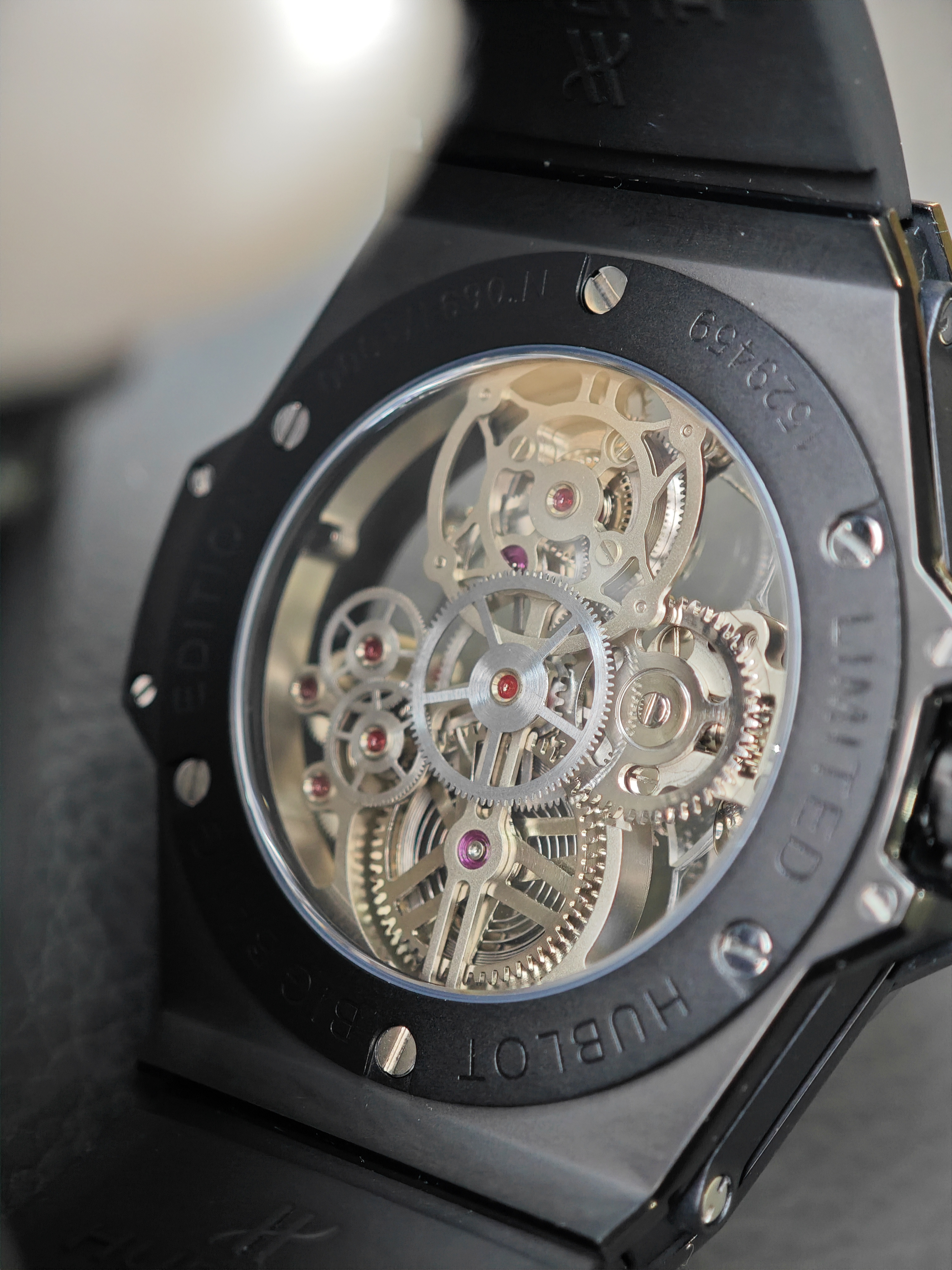 Super clone 1:1 Hublot Big Bang series 419.CI.0170.RX tourbillon exclusive debut