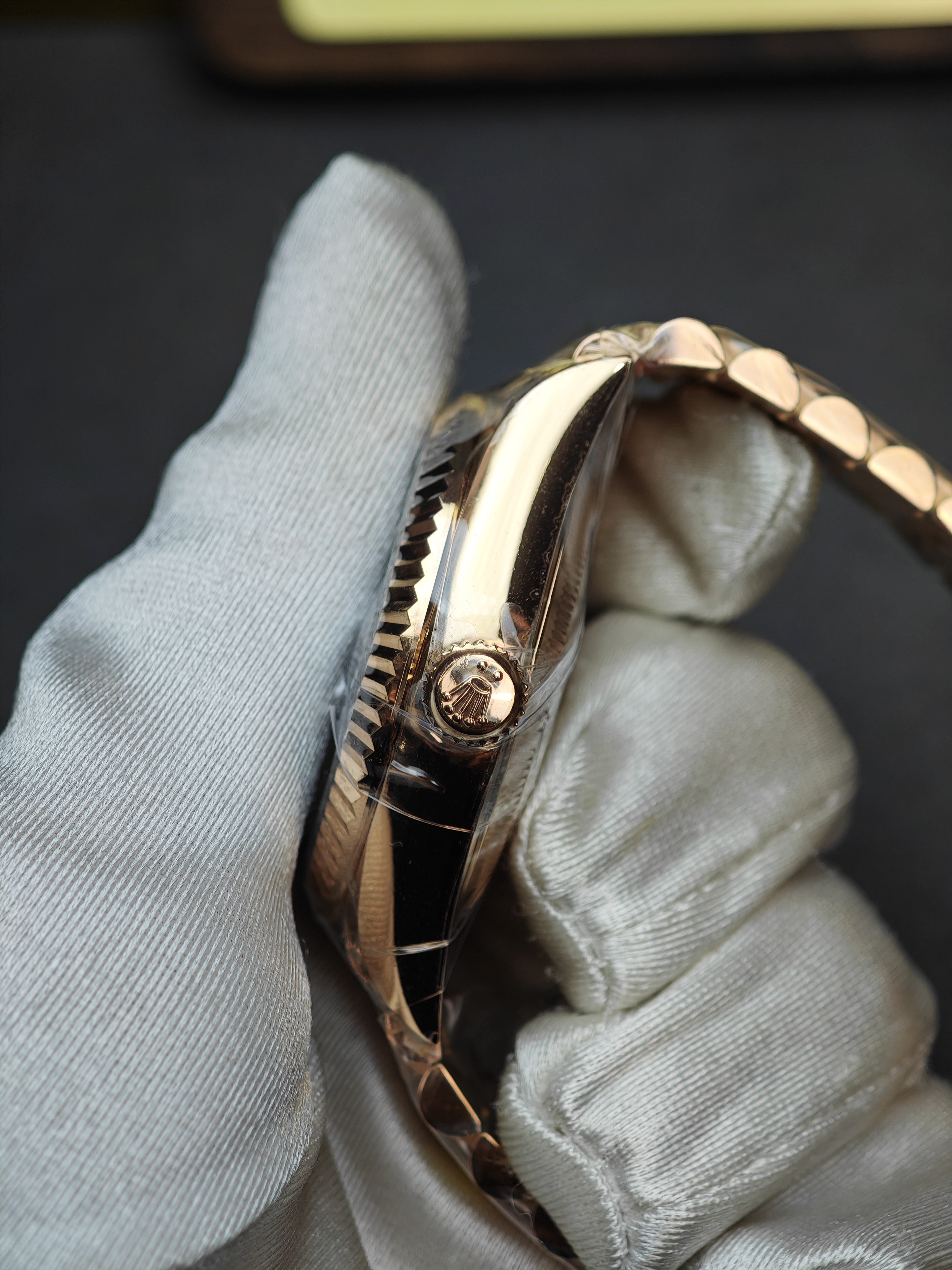 Super Clone Rolex 1:1  Sky Dweller 42MM Blue Dial Rose Gold Jubilee Mens Watch 336935