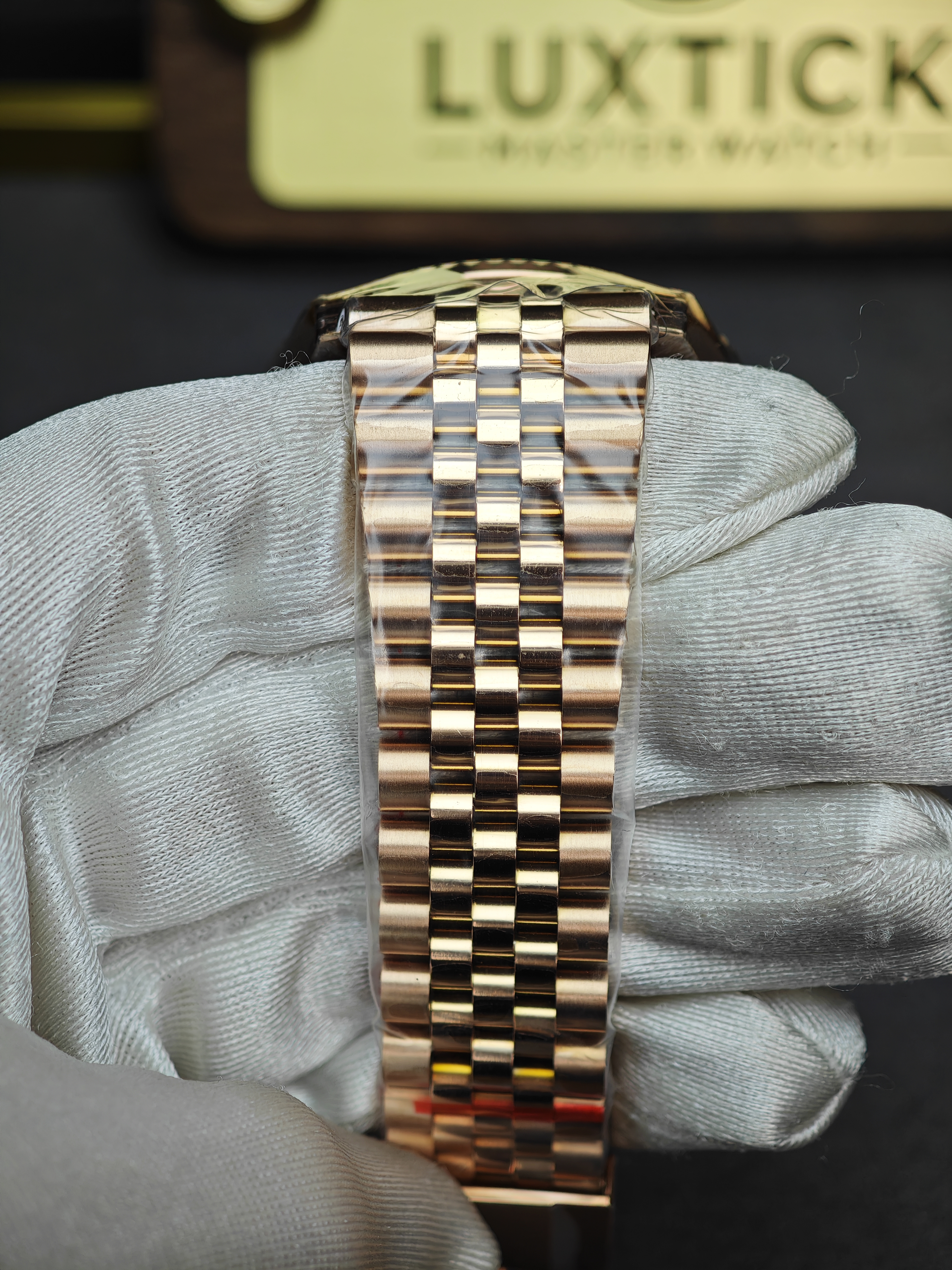 Super Clone Rolex 1:1  Sky Dweller 42MM Blue Dial Rose Gold Jubilee Mens Watch 336935