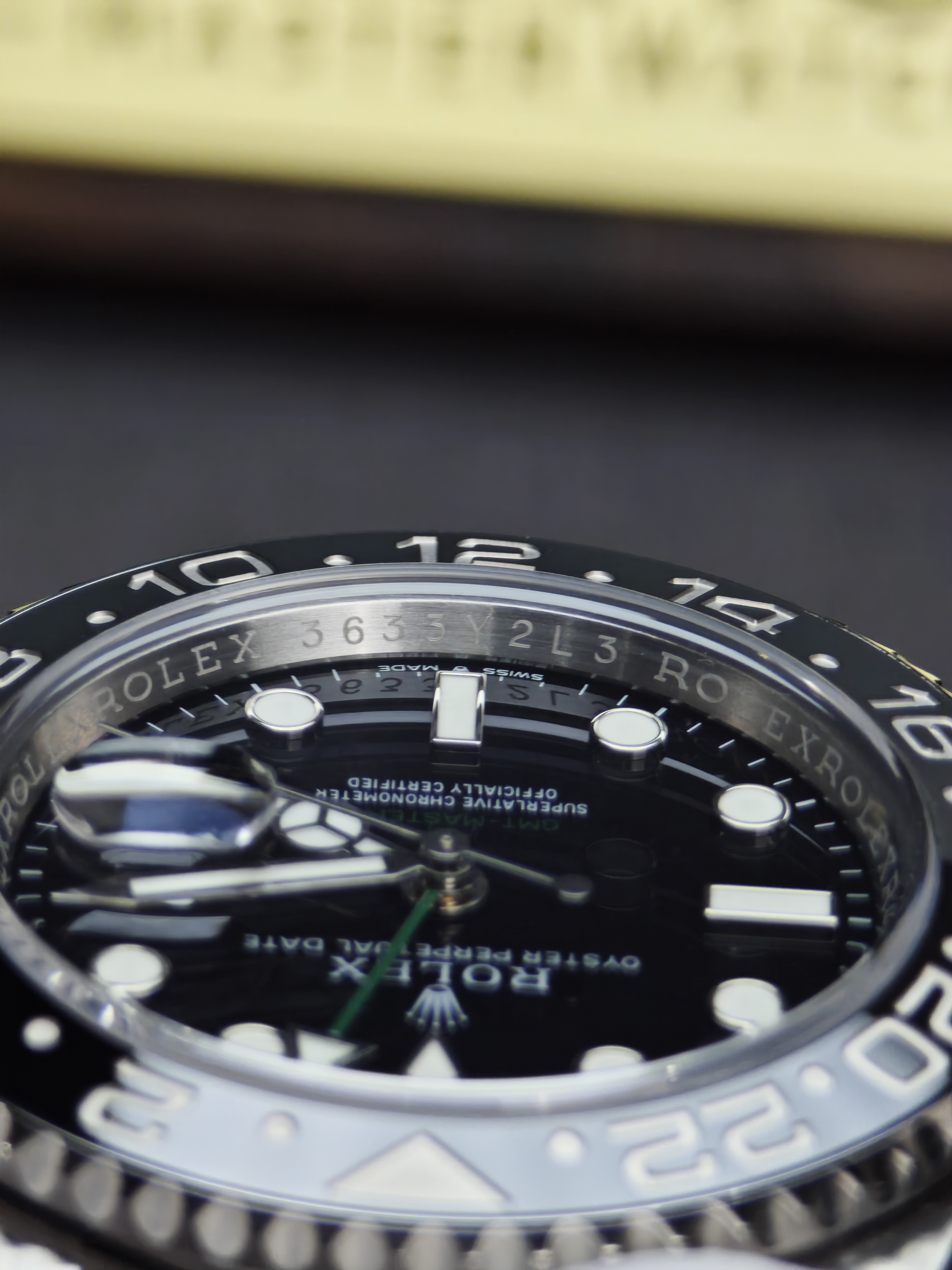 Rolex Bruce Wayne GMT Master II 126710grnr-0004 Black/Grey two-tone ceramic bezel Stainless Steel on Oyster (40mm) Super Clone