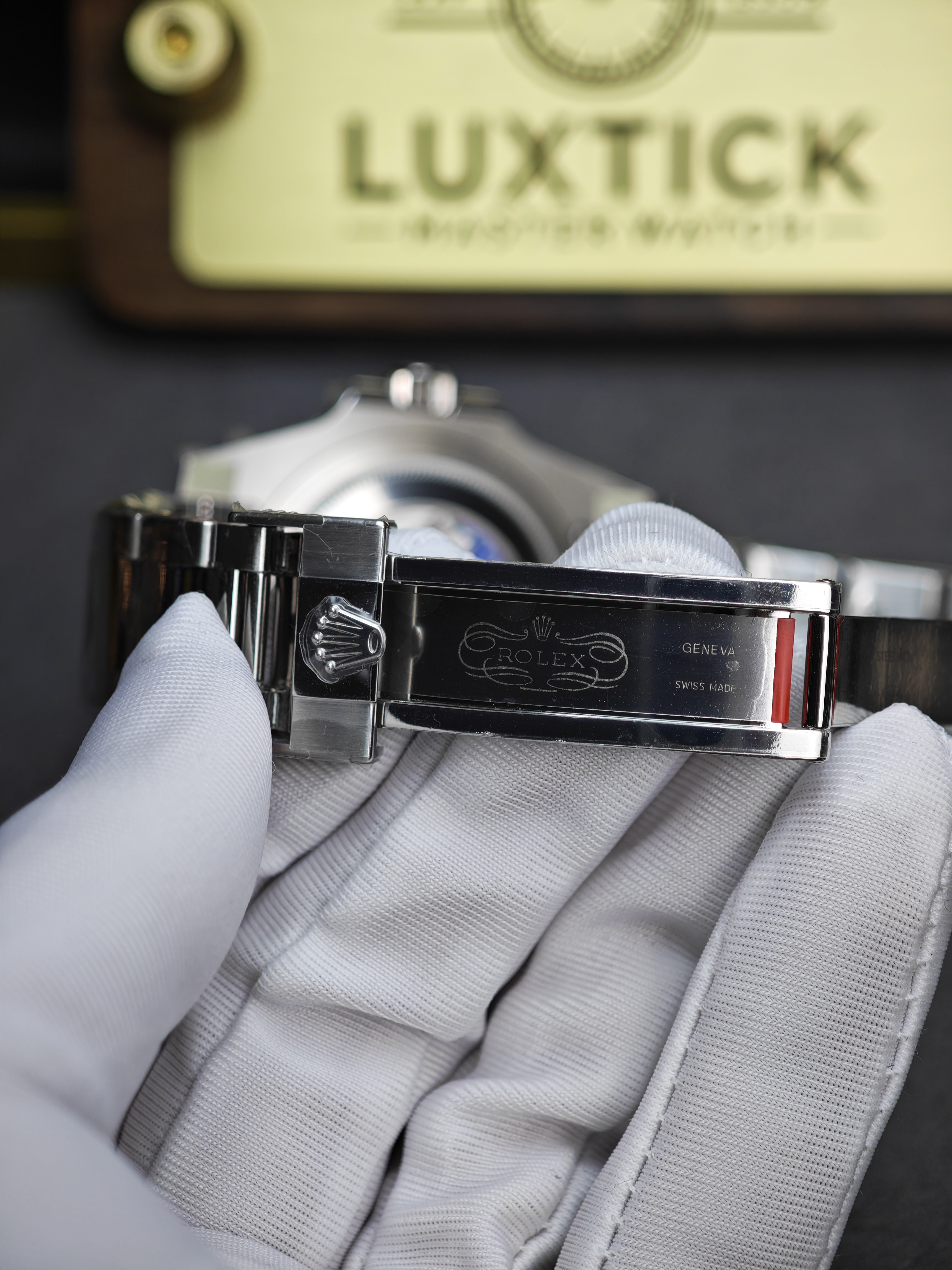 Rolex Bruce Wayne GMT Master II 126710grnr-0004 Black/Grey two-tone ceramic bezel Stainless Steel on Oyster (40mm) Super Clone