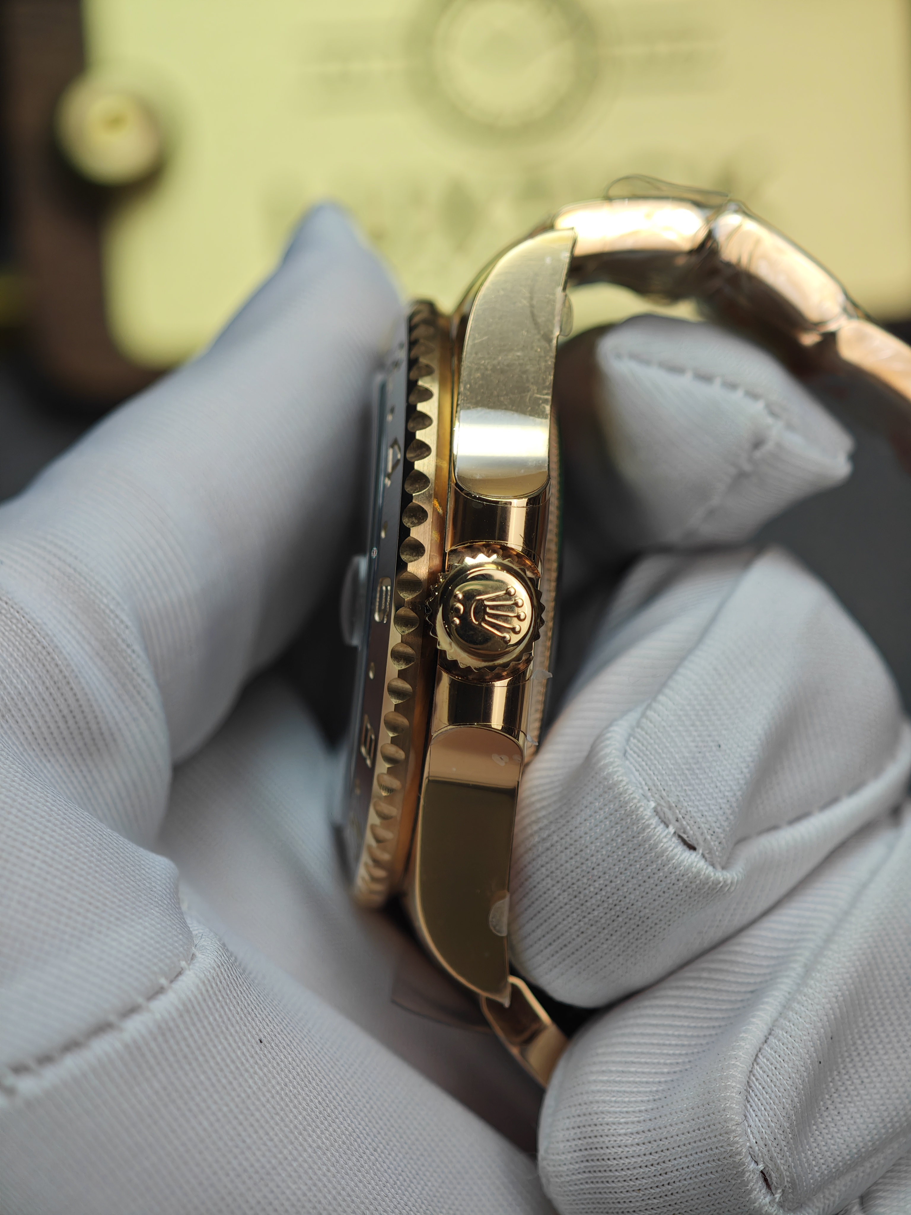 Rolex GMT Master II 126715CHNR-0001 Root Beer Full Rose gold 40mm Super Clone