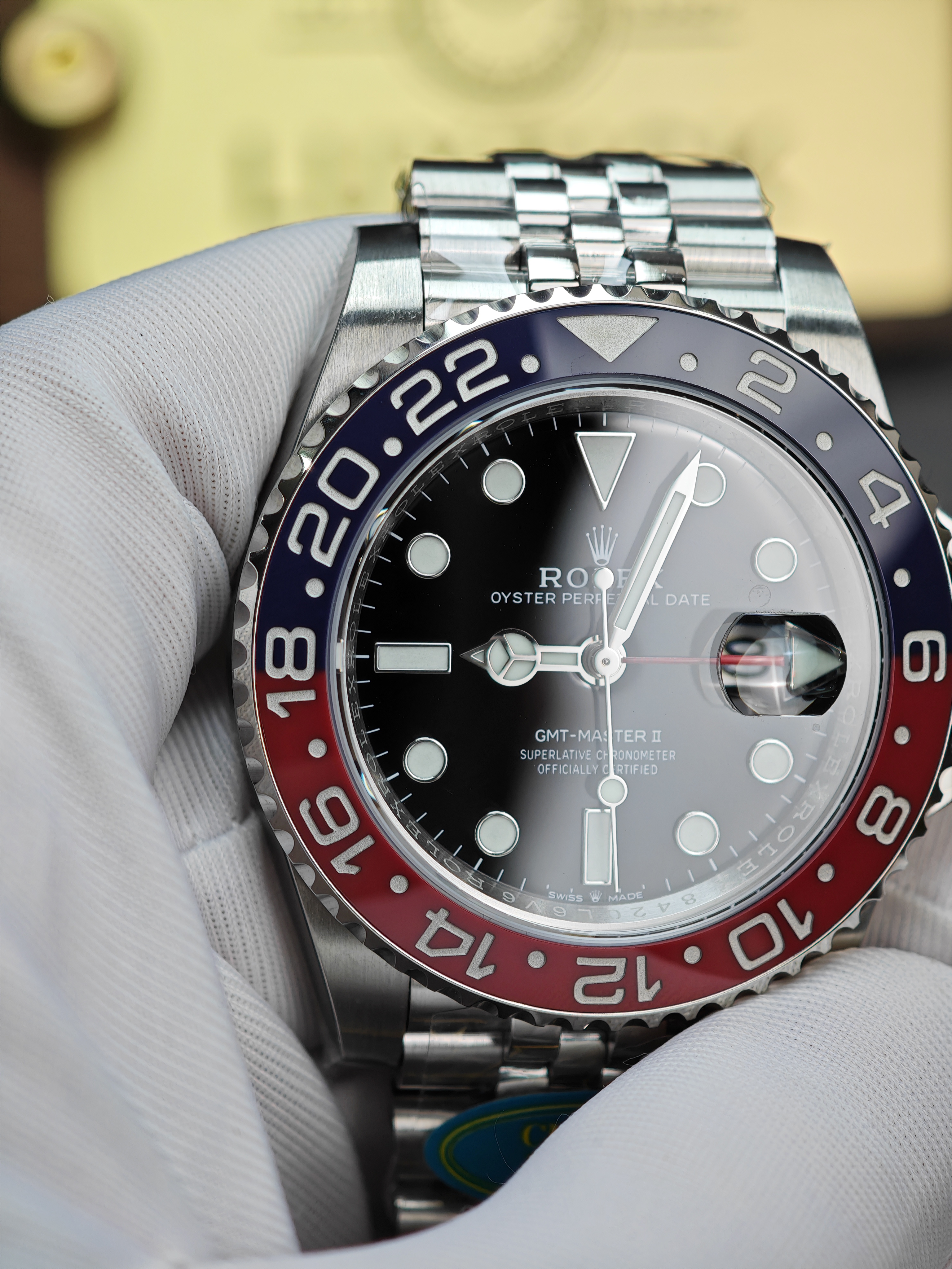Rolex GMT Master II 126710BLRO Stainless Steel 'Pepsi' on Jubilee (40mm) Super Clone