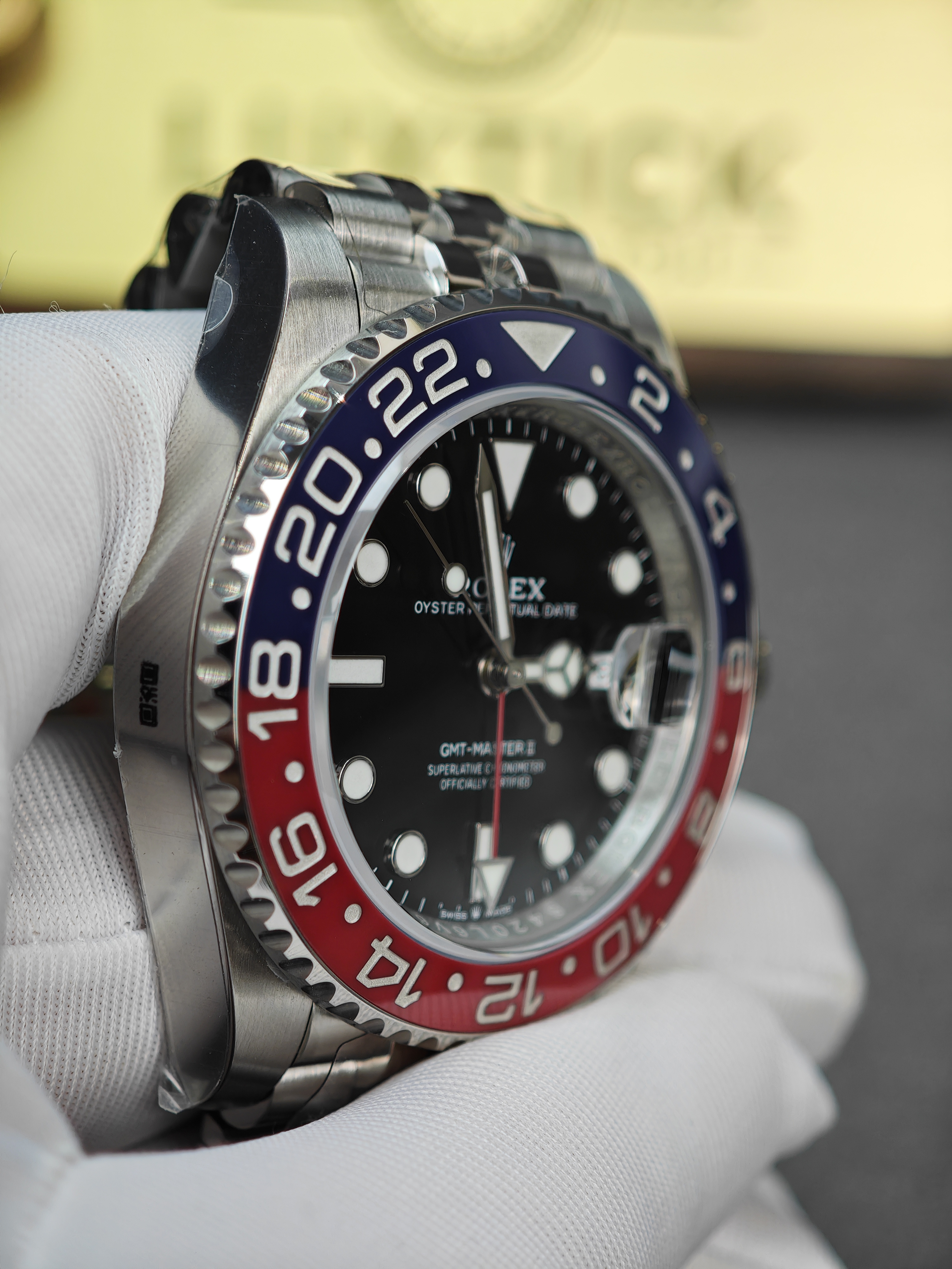 Rolex GMT Master II 126710BLRO Stainless Steel 'Pepsi' on Jubilee (40mm) Super Clone