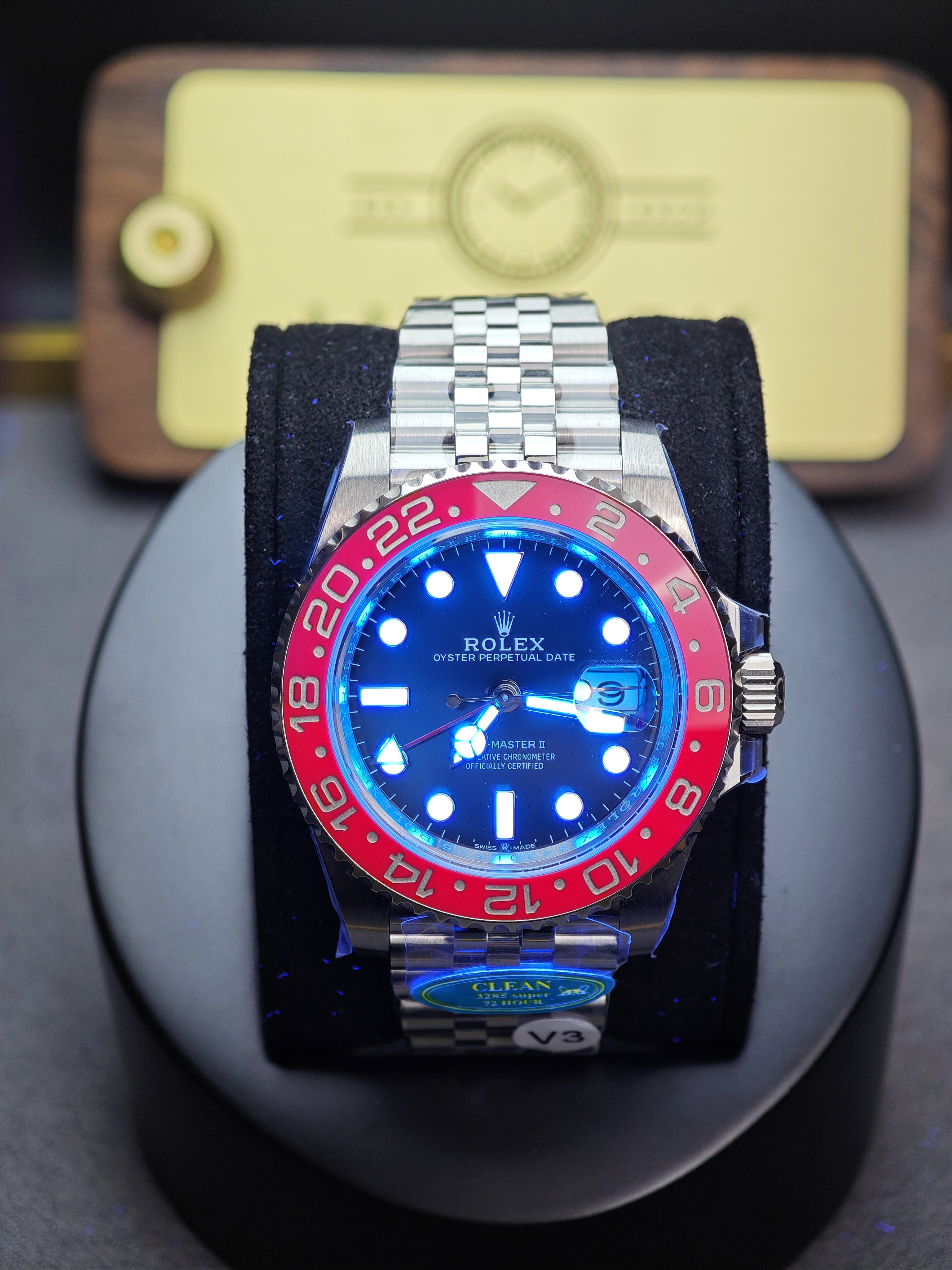 Rolex GMT Master II 126710BLRO Stainless Steel 'Pepsi' on Jubilee (40mm) Super Clone