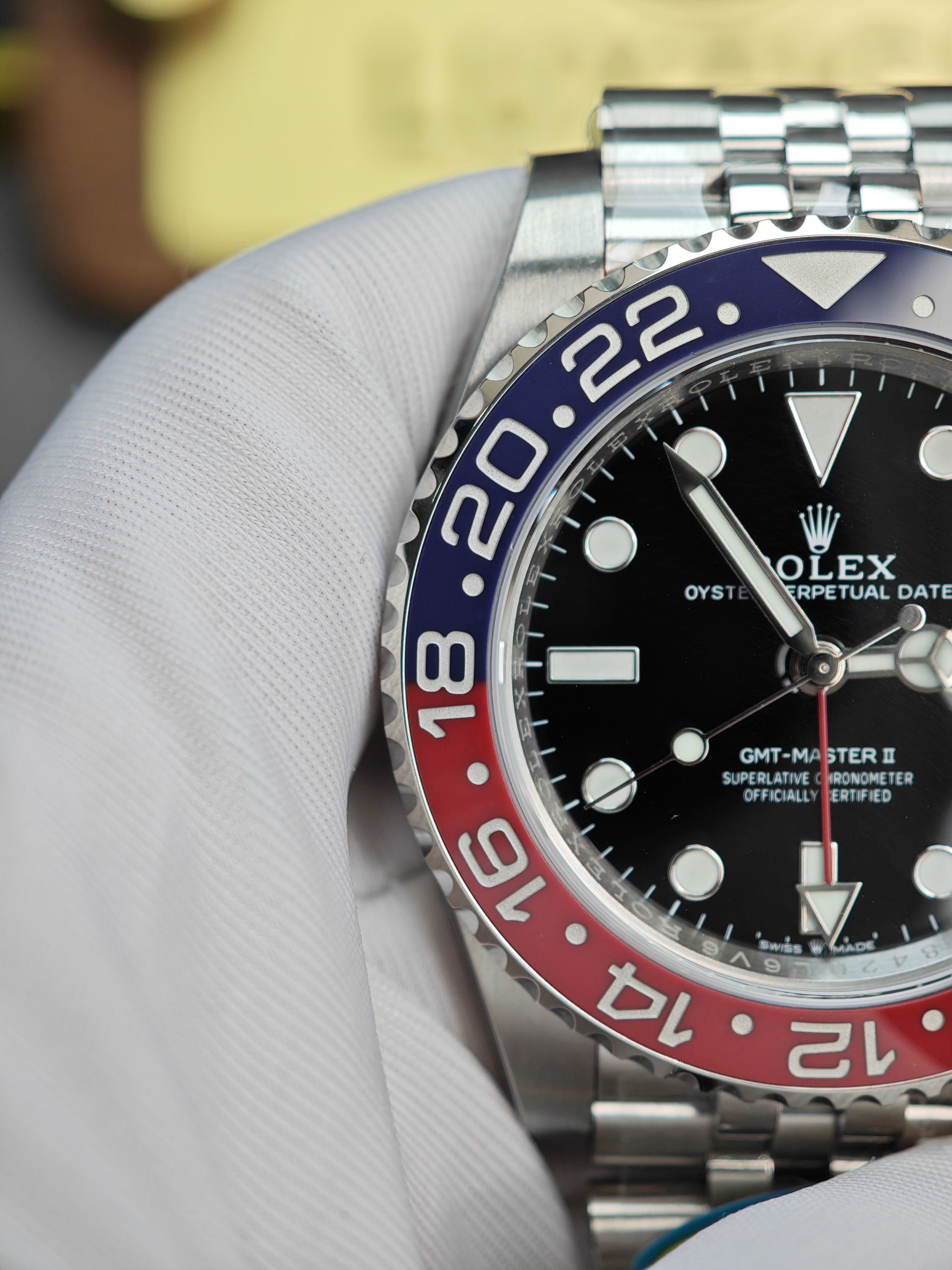 Rolex GMT Master II 126710BLRO Stainless Steel 'Pepsi' on Jubilee (40mm) Super Clone