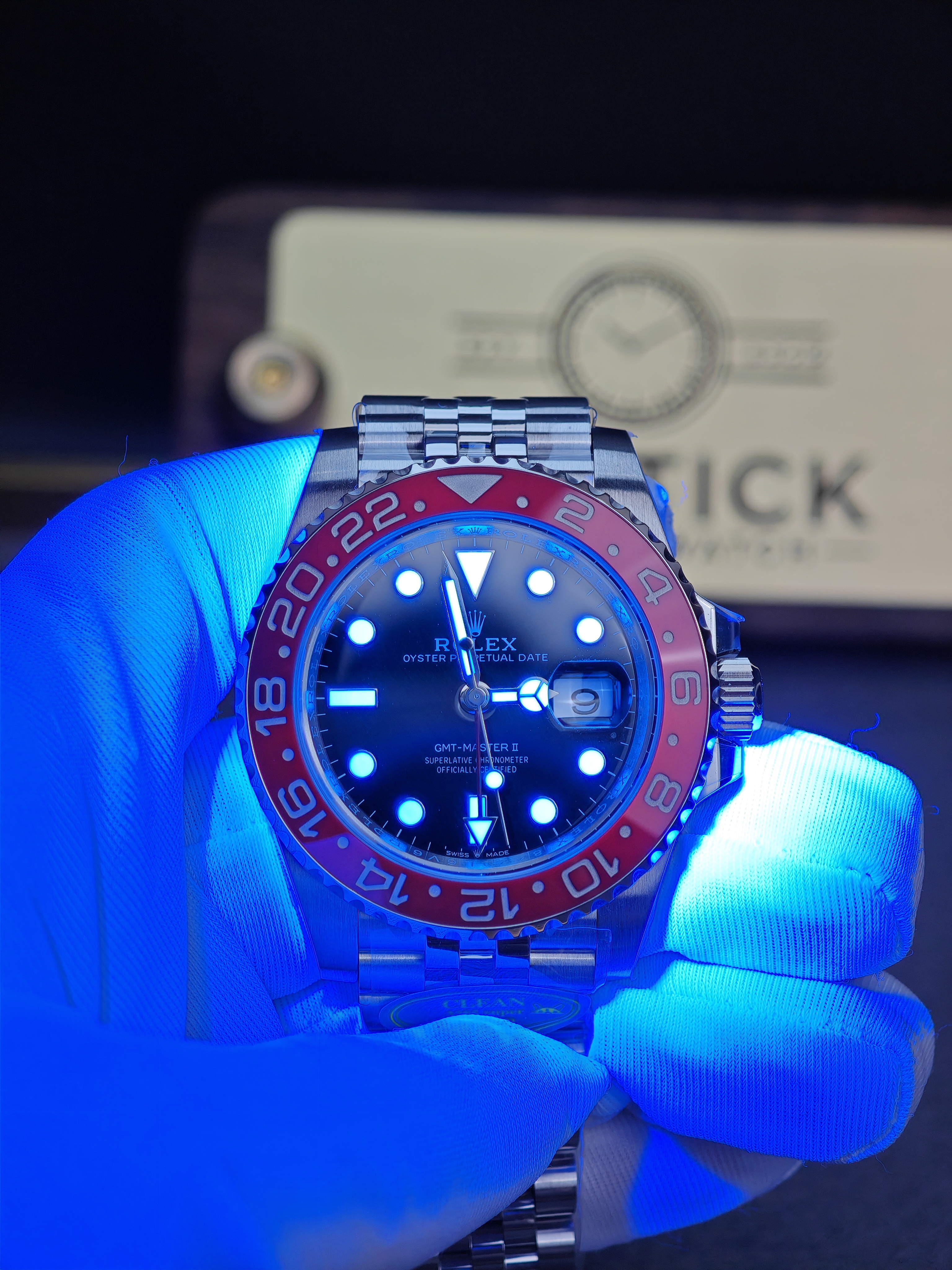 Rolex GMT Master II 126710BLRO Stainless Steel 'Pepsi' on Jubilee (40mm) Super Clone