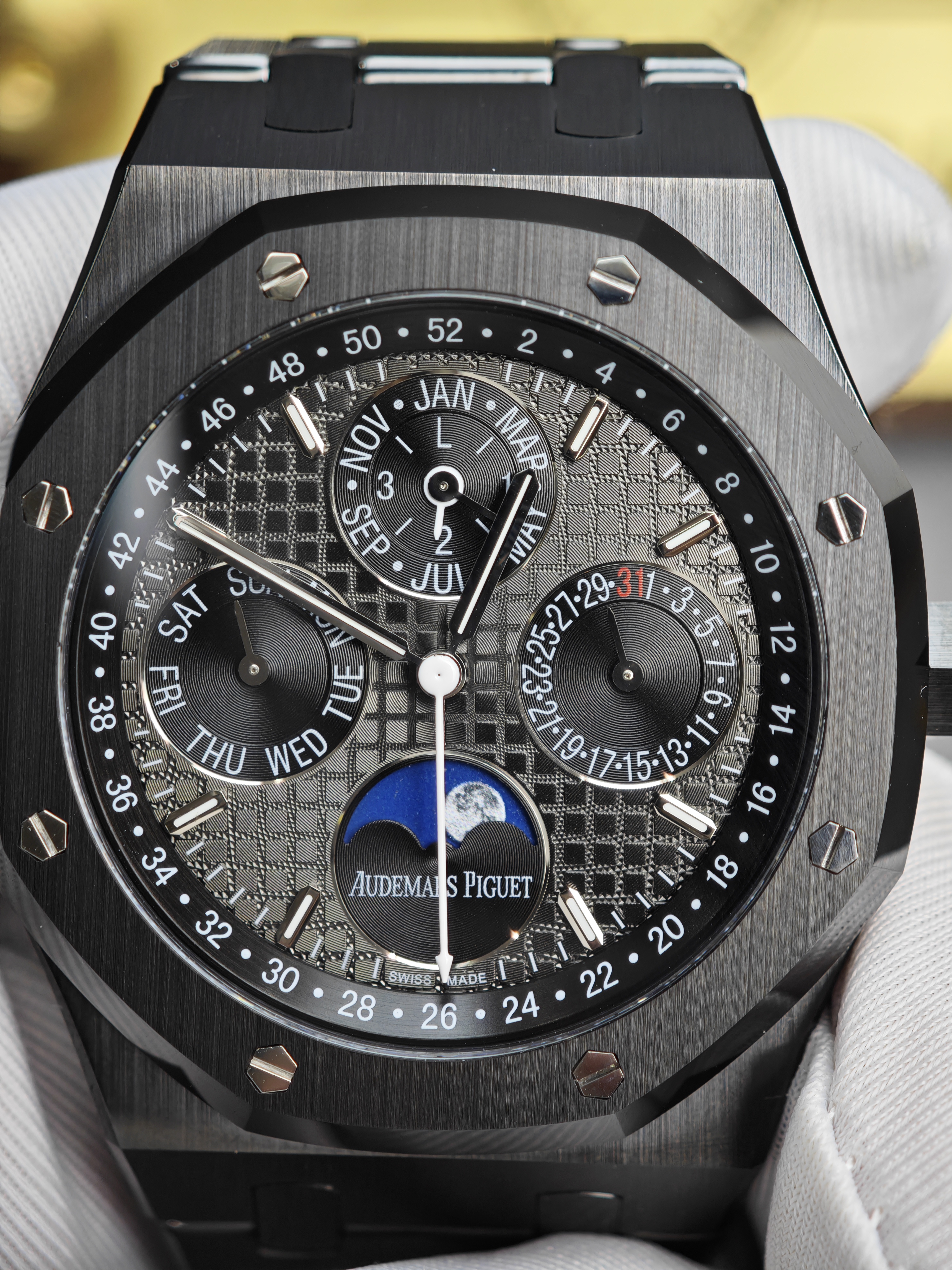Audemars Piguet Black Ceramic 26579 True Moon Phase