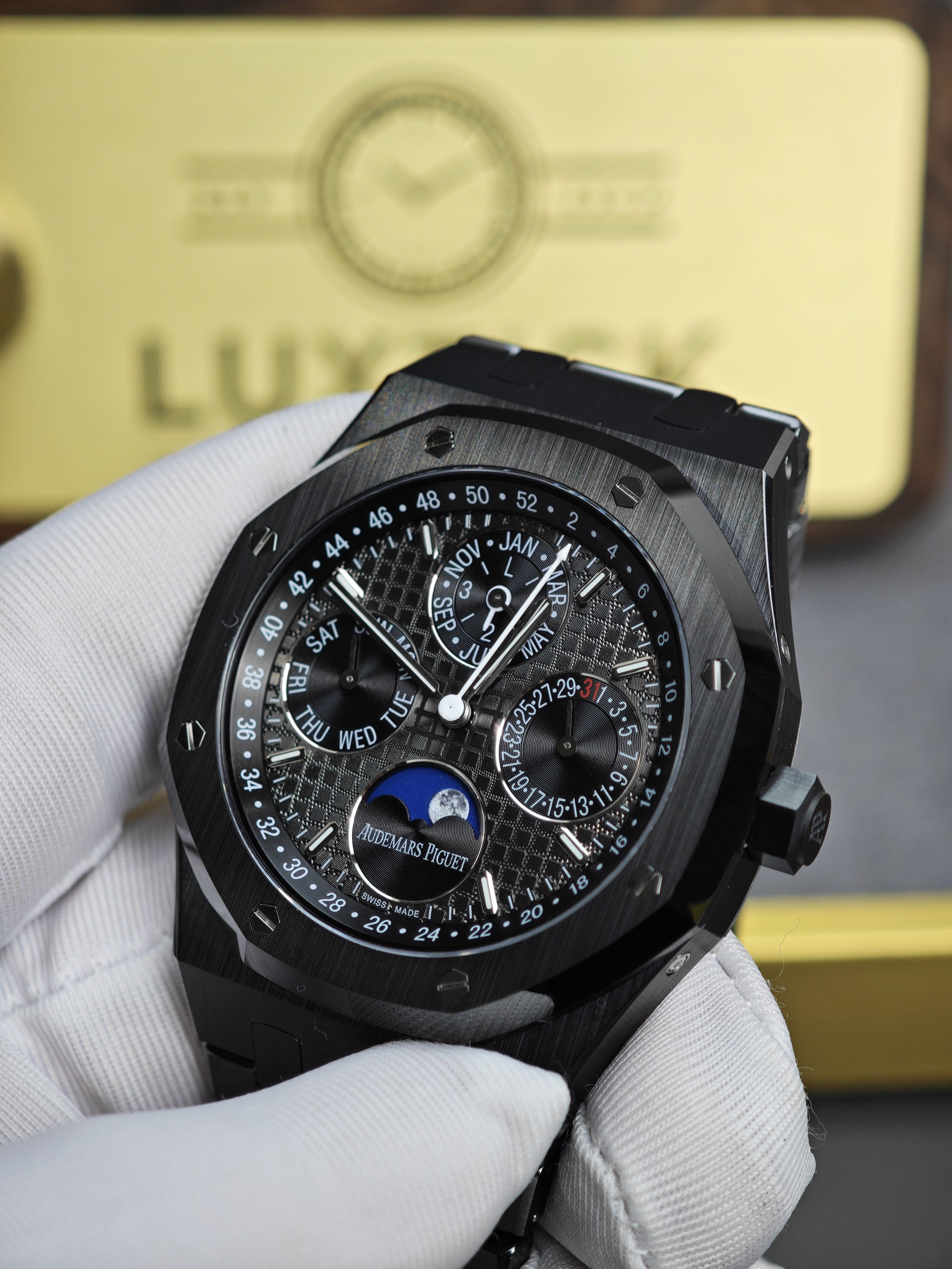 Audemars Piguet Black Ceramic 26579 True Moon Phase