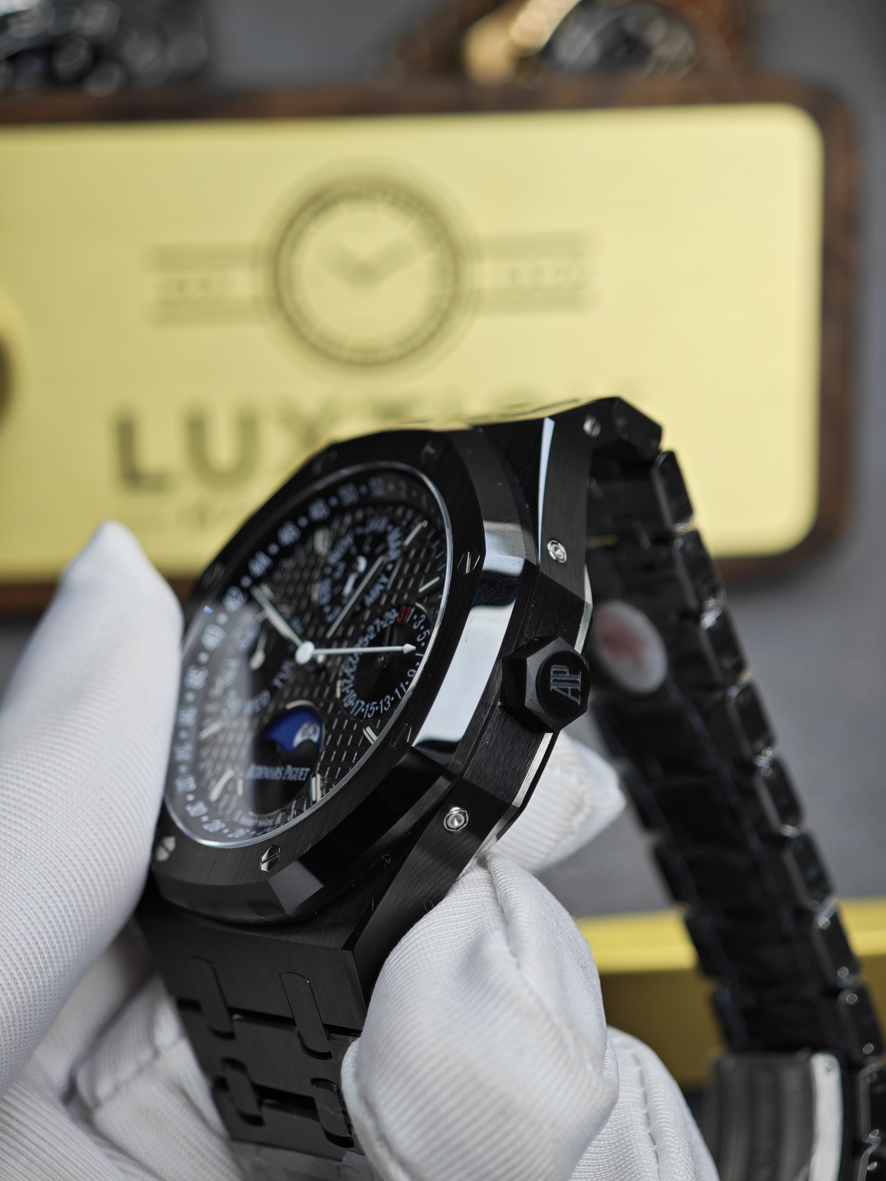 Audemars Piguet Black Ceramic 26579 True Moon Phase
