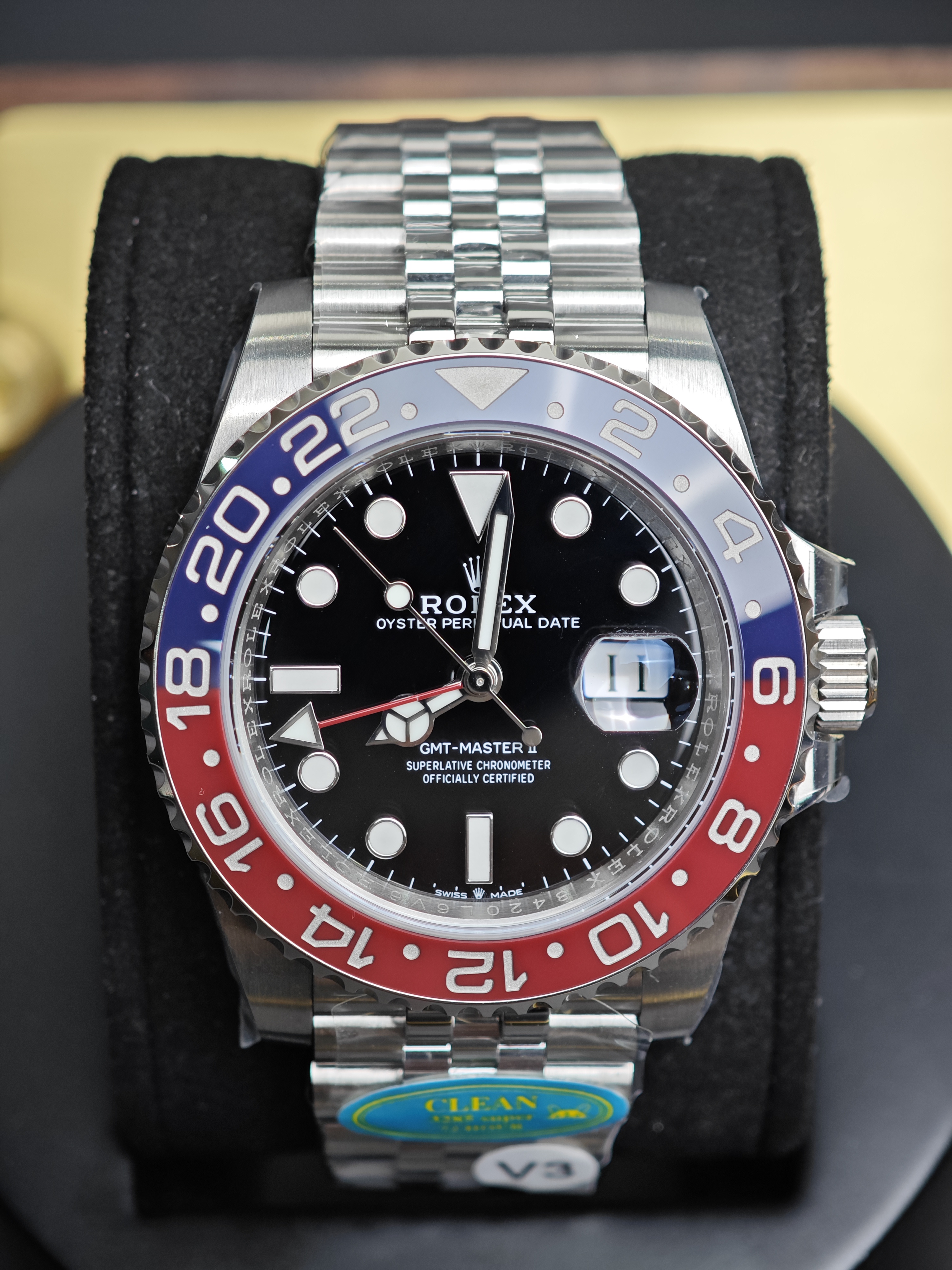 Rolex GMT Master II 126710BLRO Stainless Steel 'Pepsi' on Jubilee (40mm) Super Clone