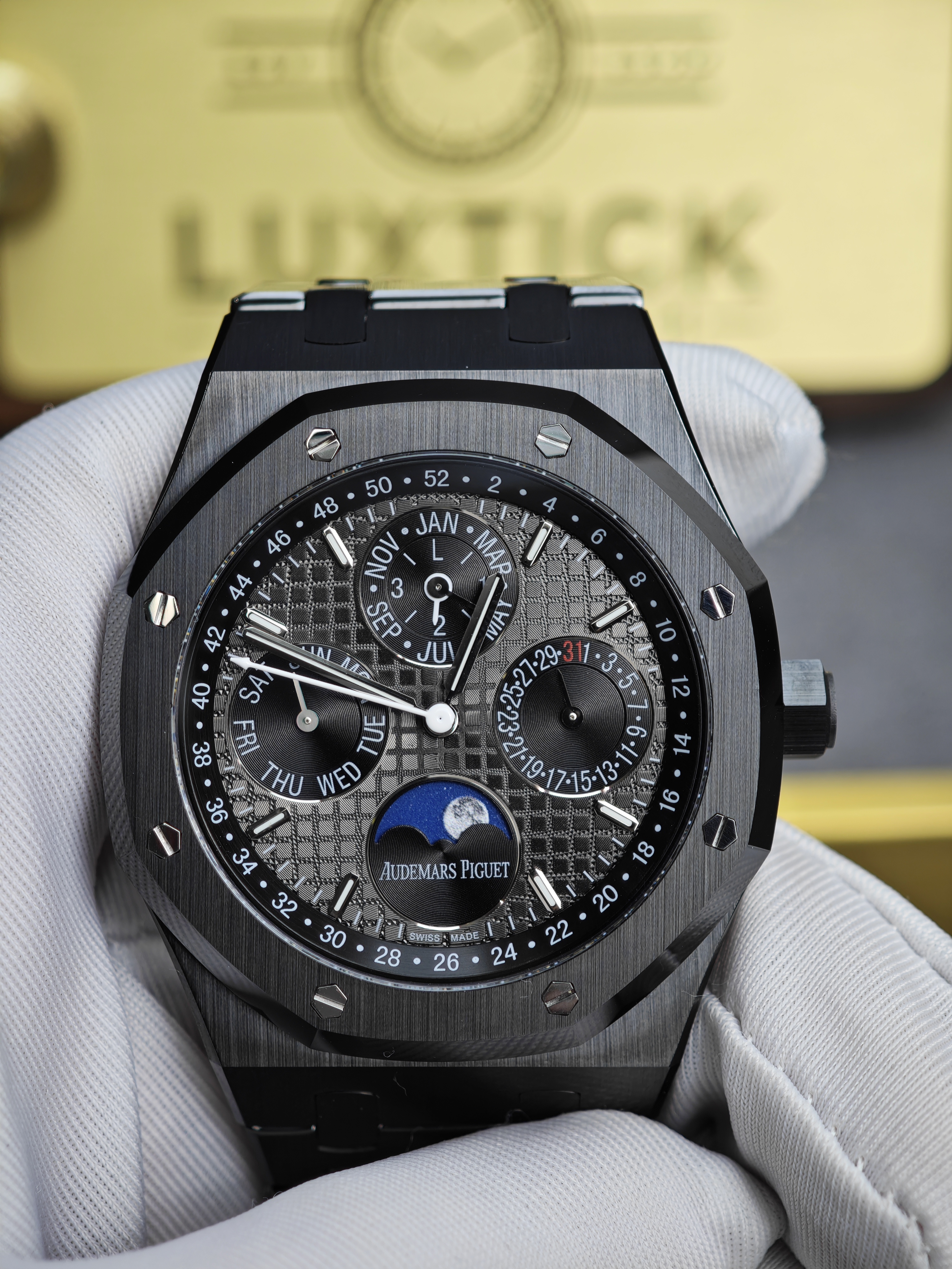 Audemars Piguet Black Ceramic 26579 True Moon Phase