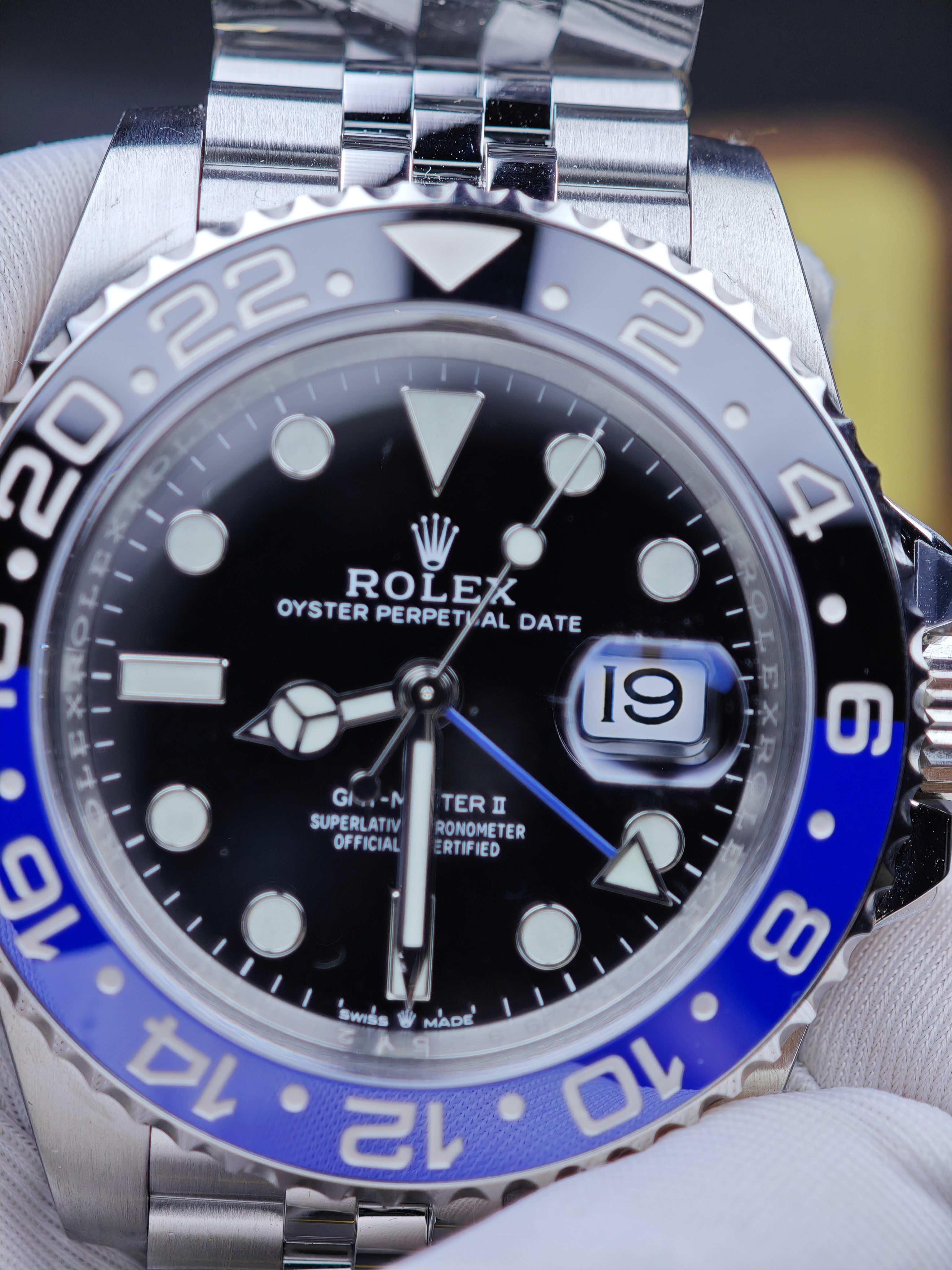 Rolex GMT Master II 126710BLNR Stainless Steel 'BatGirl' (40mm) Super Clone