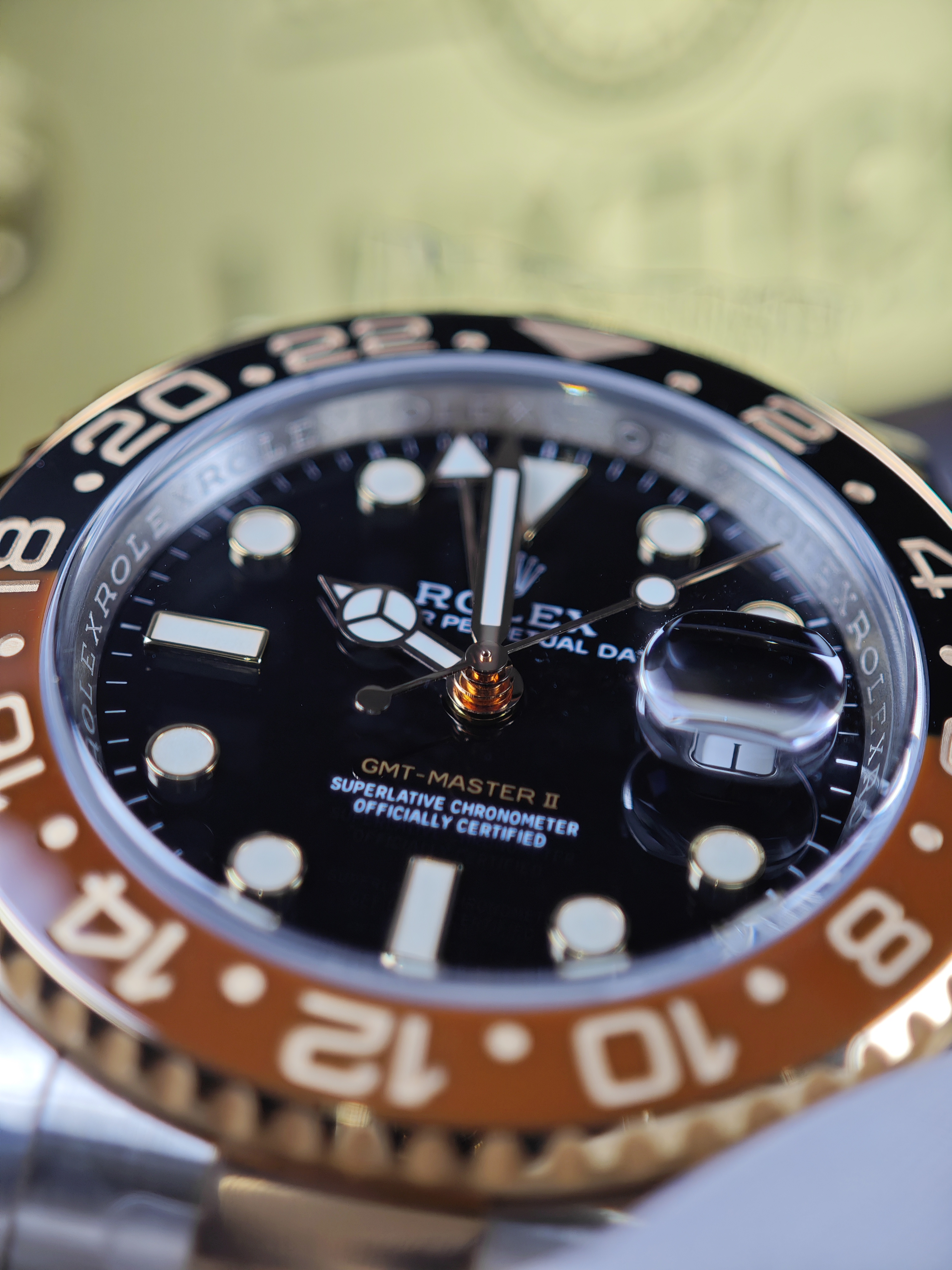 Rolex GMT Master II 126711CHNR Root Beer steel and rose gold 40mm Super Clone