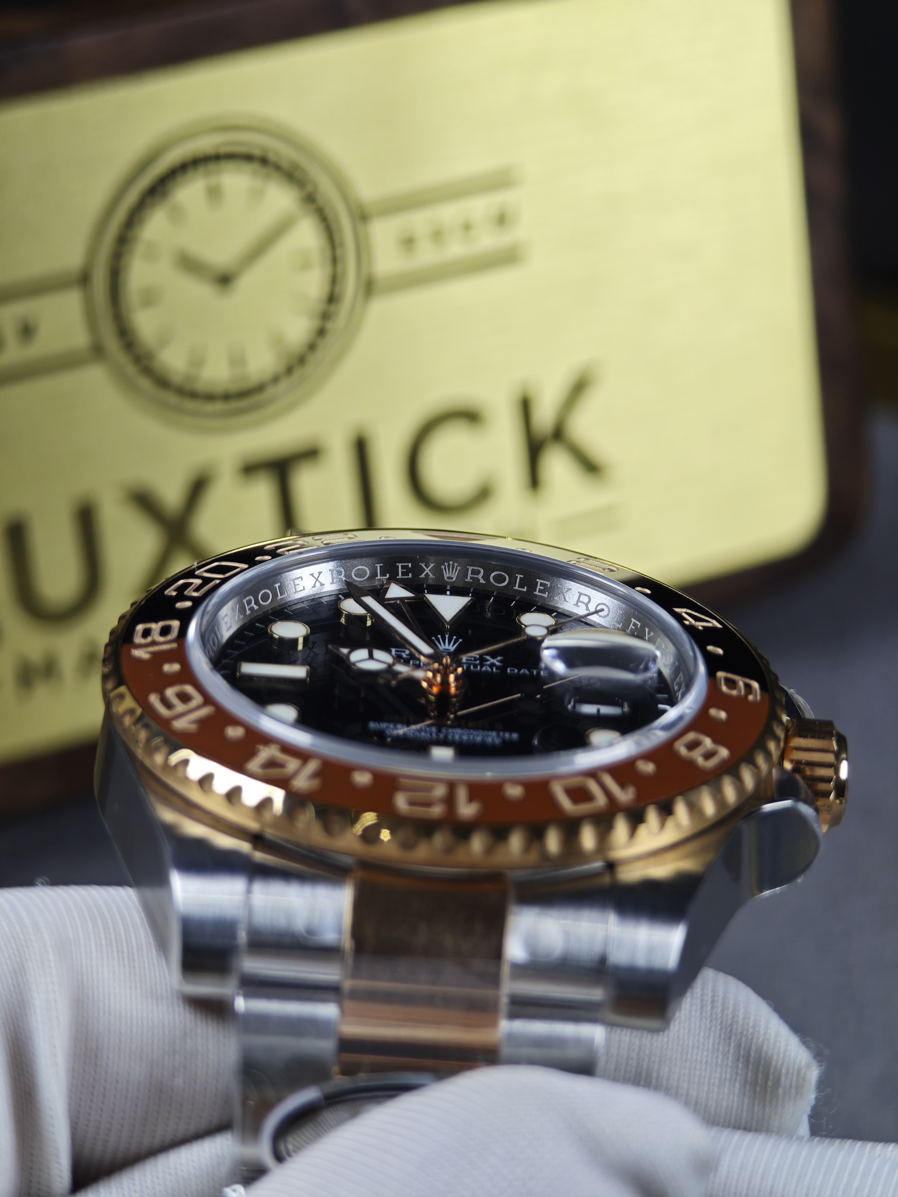 Rolex GMT Master II 126711CHNR Root Beer steel and rose gold 40mm Super Clone