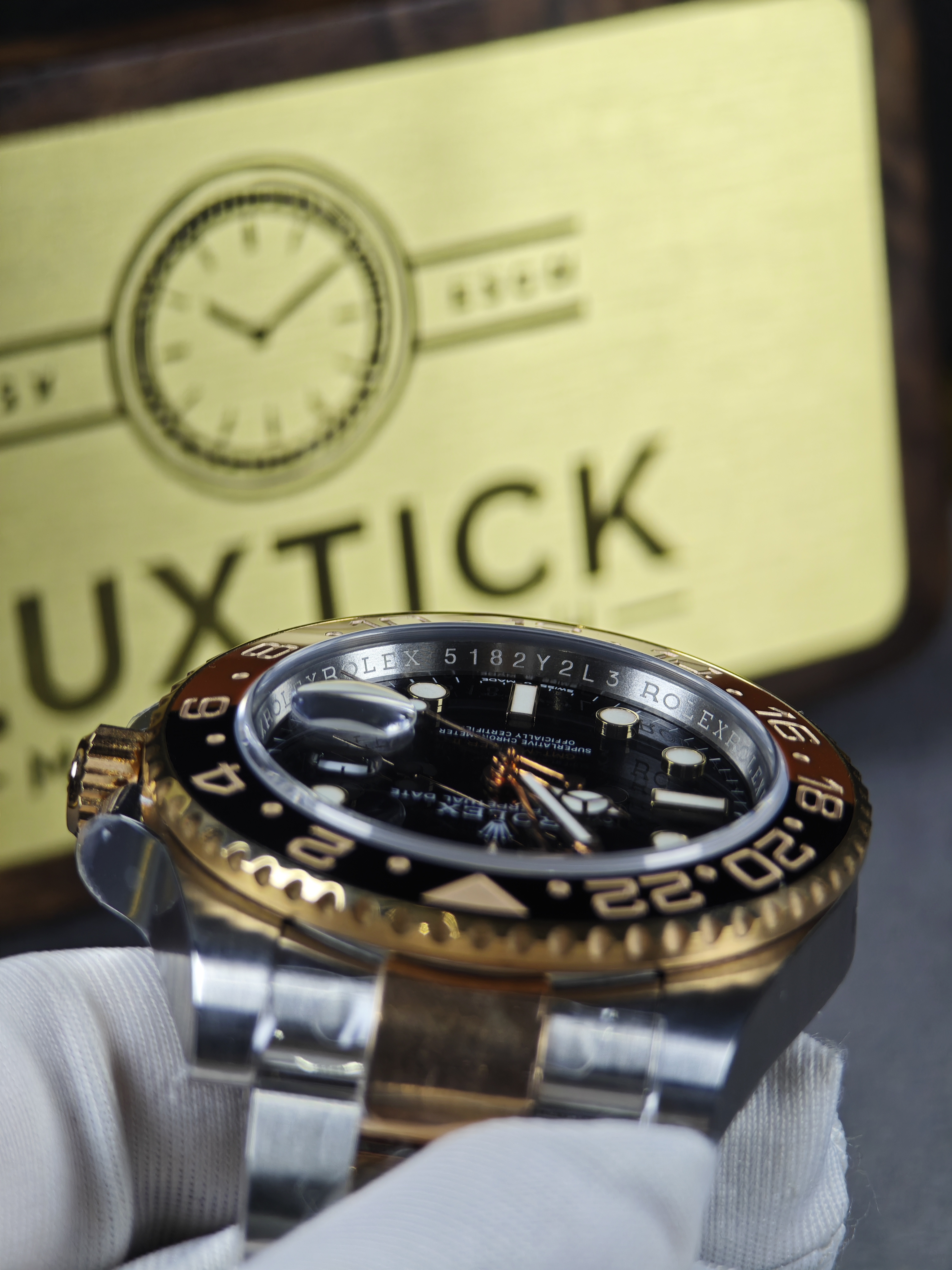 Rolex GMT Master II 126711CHNR Root Beer steel and rose gold 40mm Super Clone