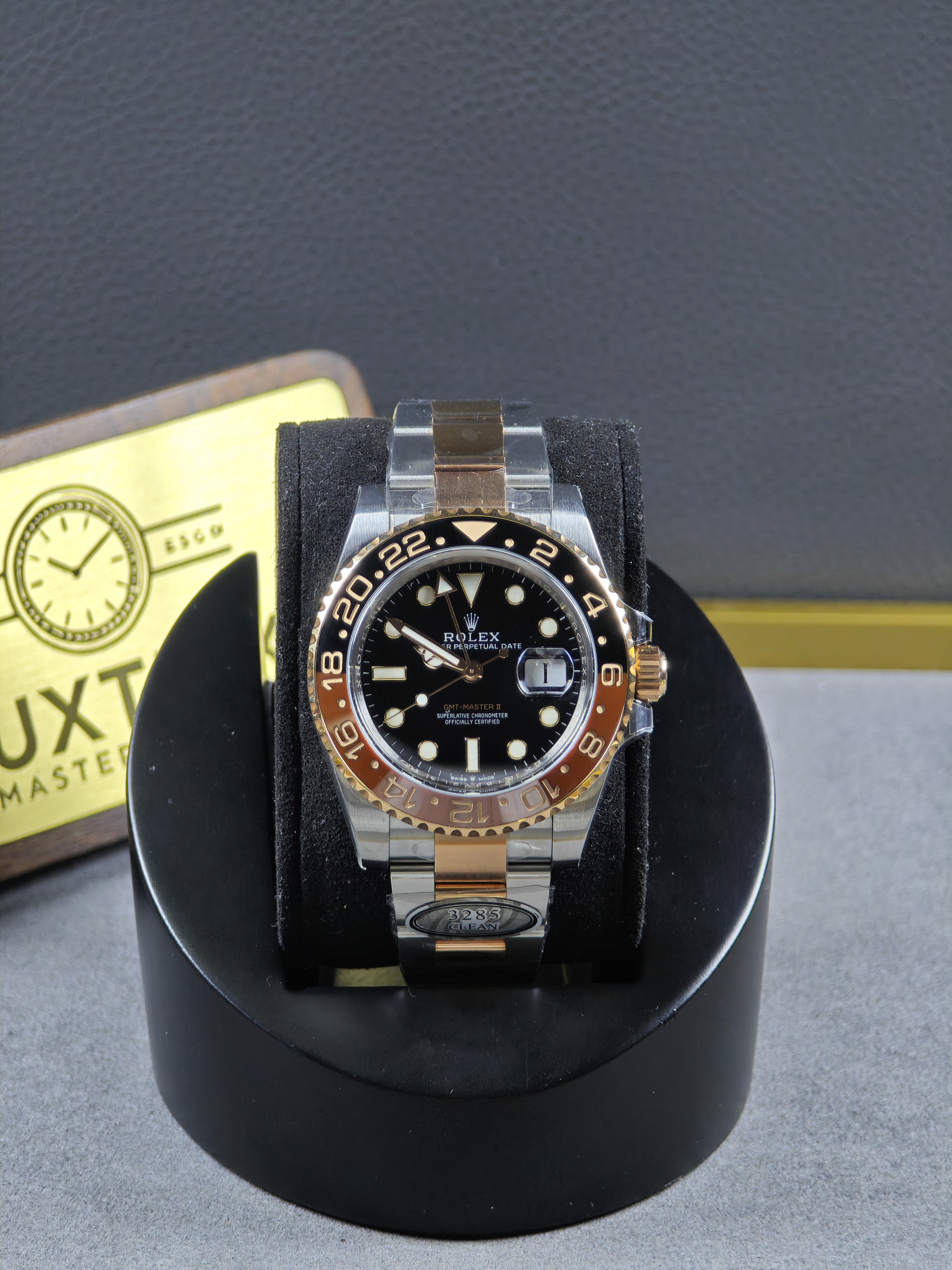 Rolex GMT Master II 126711CHNR Root Beer steel and rose gold 40mm Super Clone