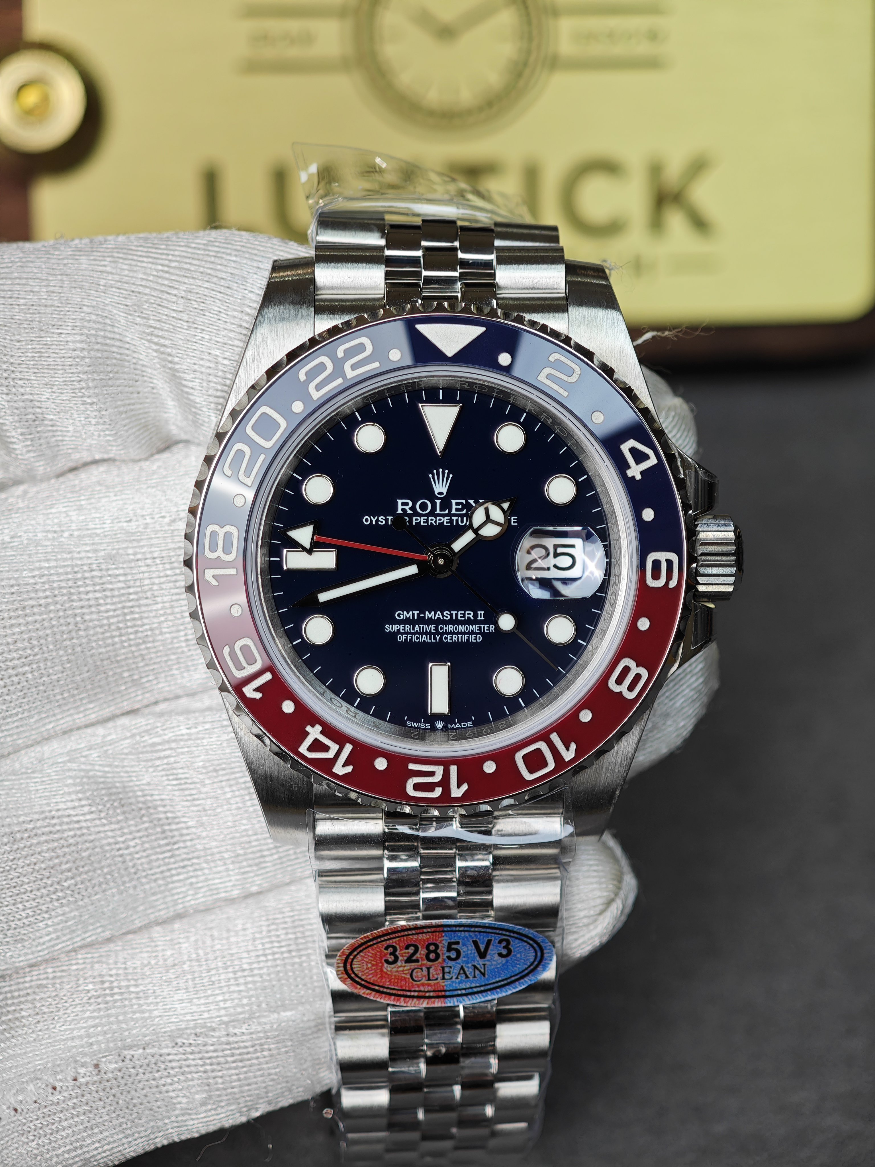 Super Clone Rolex 1:1 GMT Master  m126719blro-0003 3285 Movement Watches