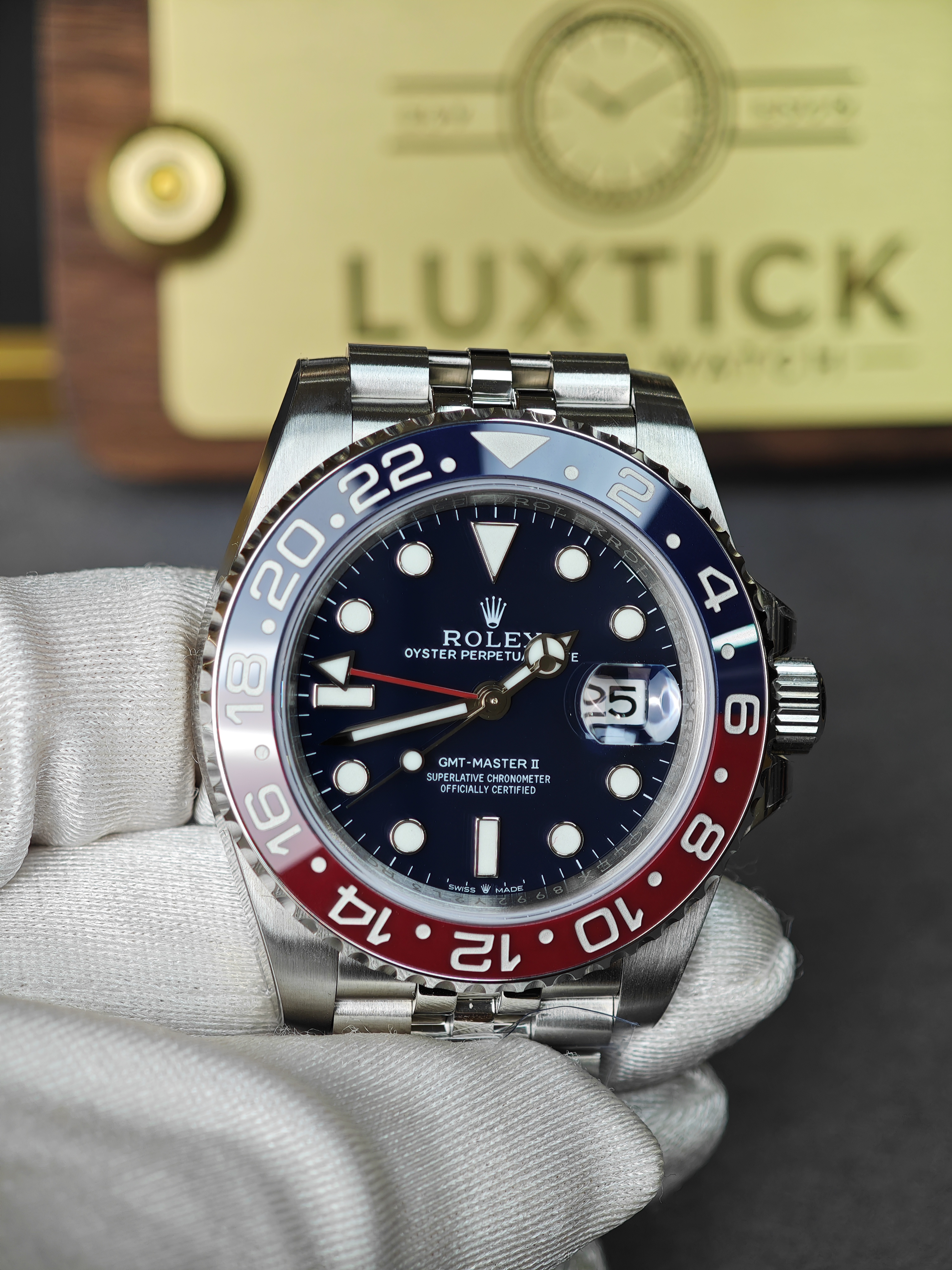 Super Clone Rolex 1:1 GMT Master  m126719blro-0003 3285 Movement Watches