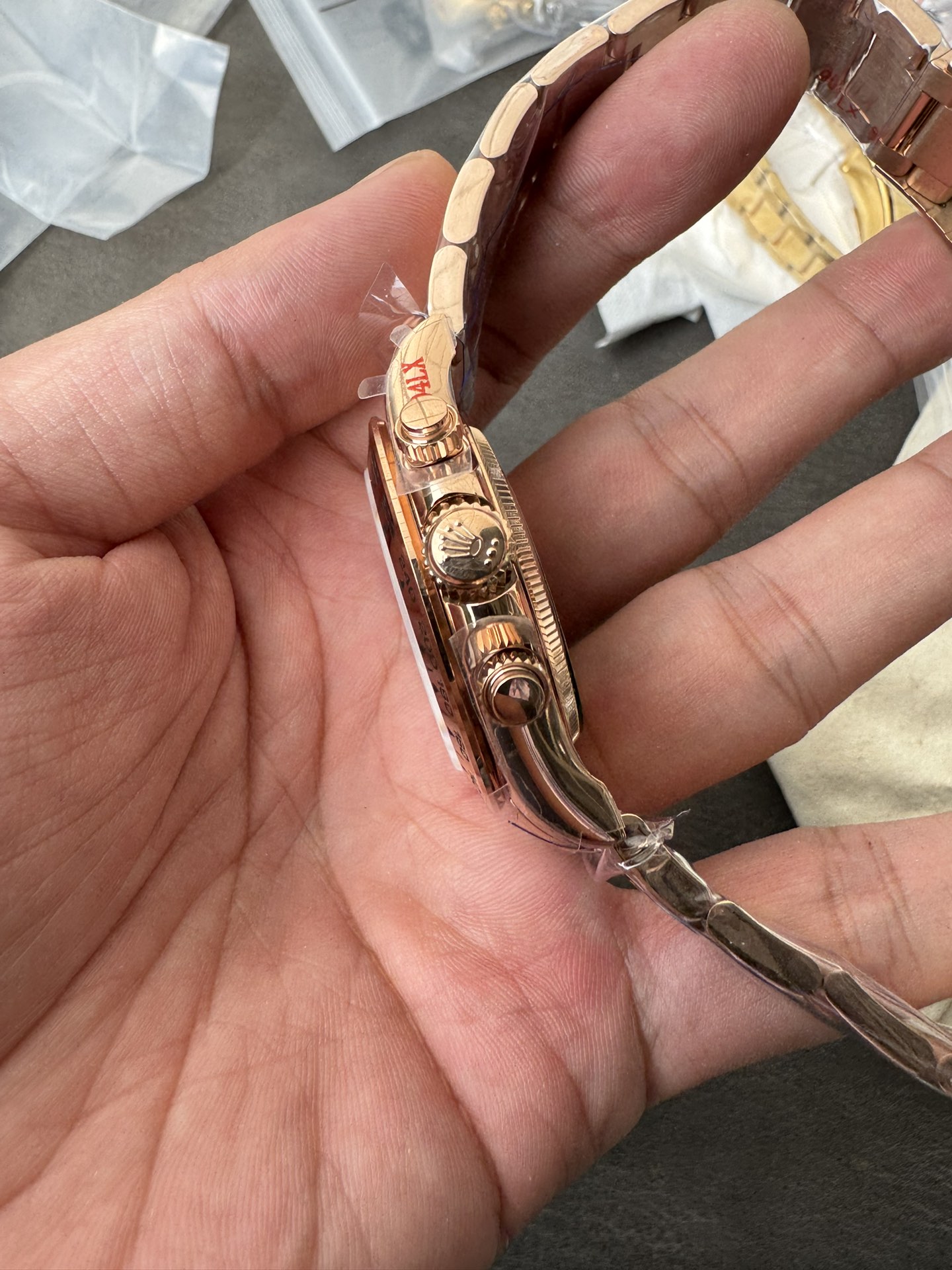 Super Clone Rolex 1:1 Daytona 116505 Everose Gold Pink Dial – 4131 Movement