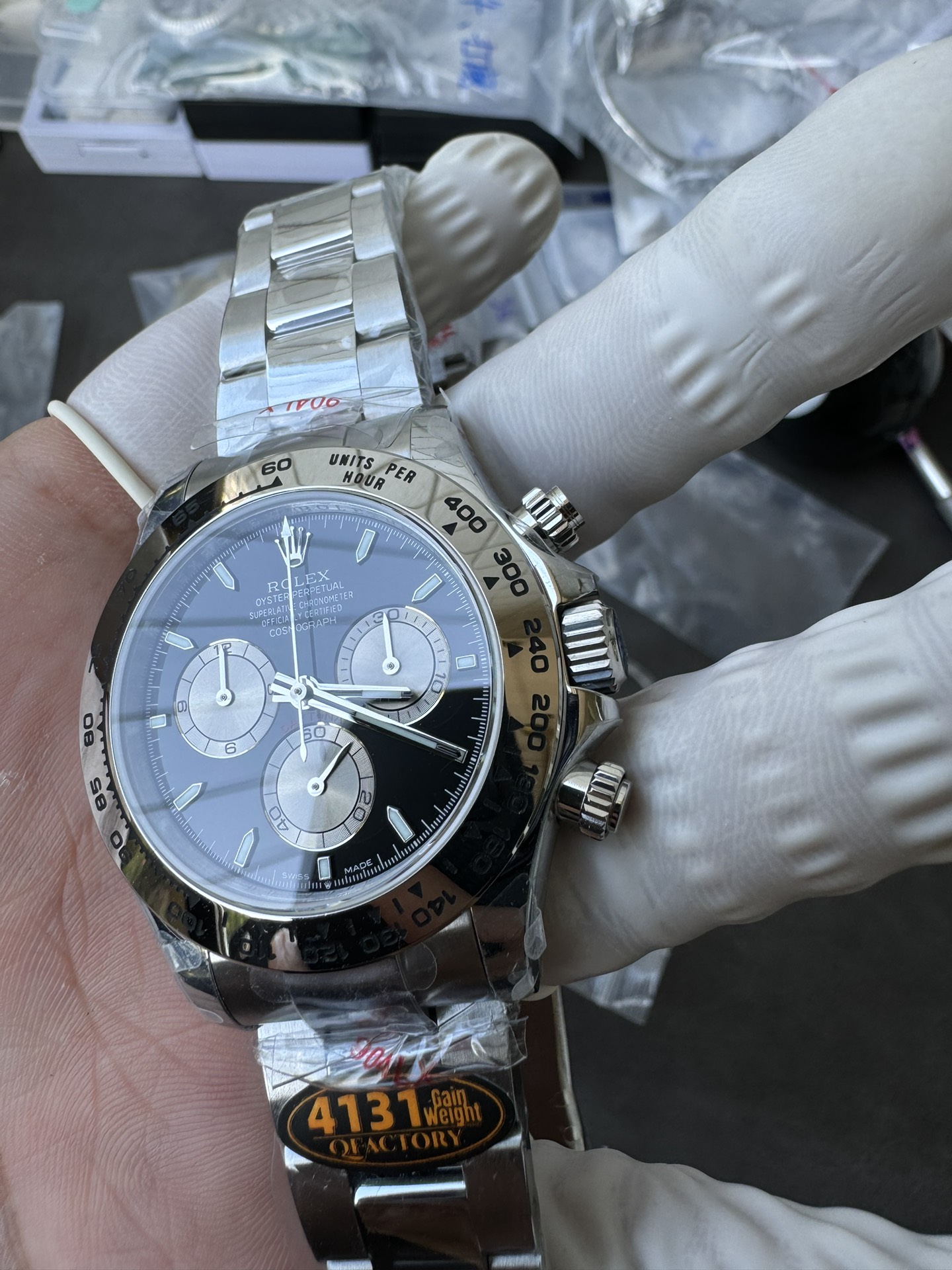 Super Clone Rolex 1:1 Daytona 126500LN Black Dial – 4131 Movement