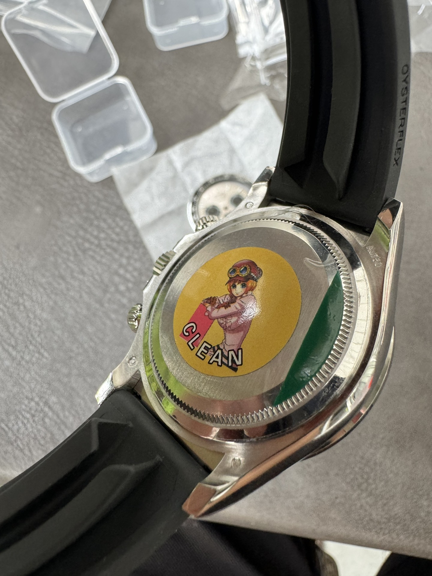 Super Clone Rolex 1:1 Daytona M126539TBR Ice Dial Diamond Bezel Oysterflex | 4131 Movement