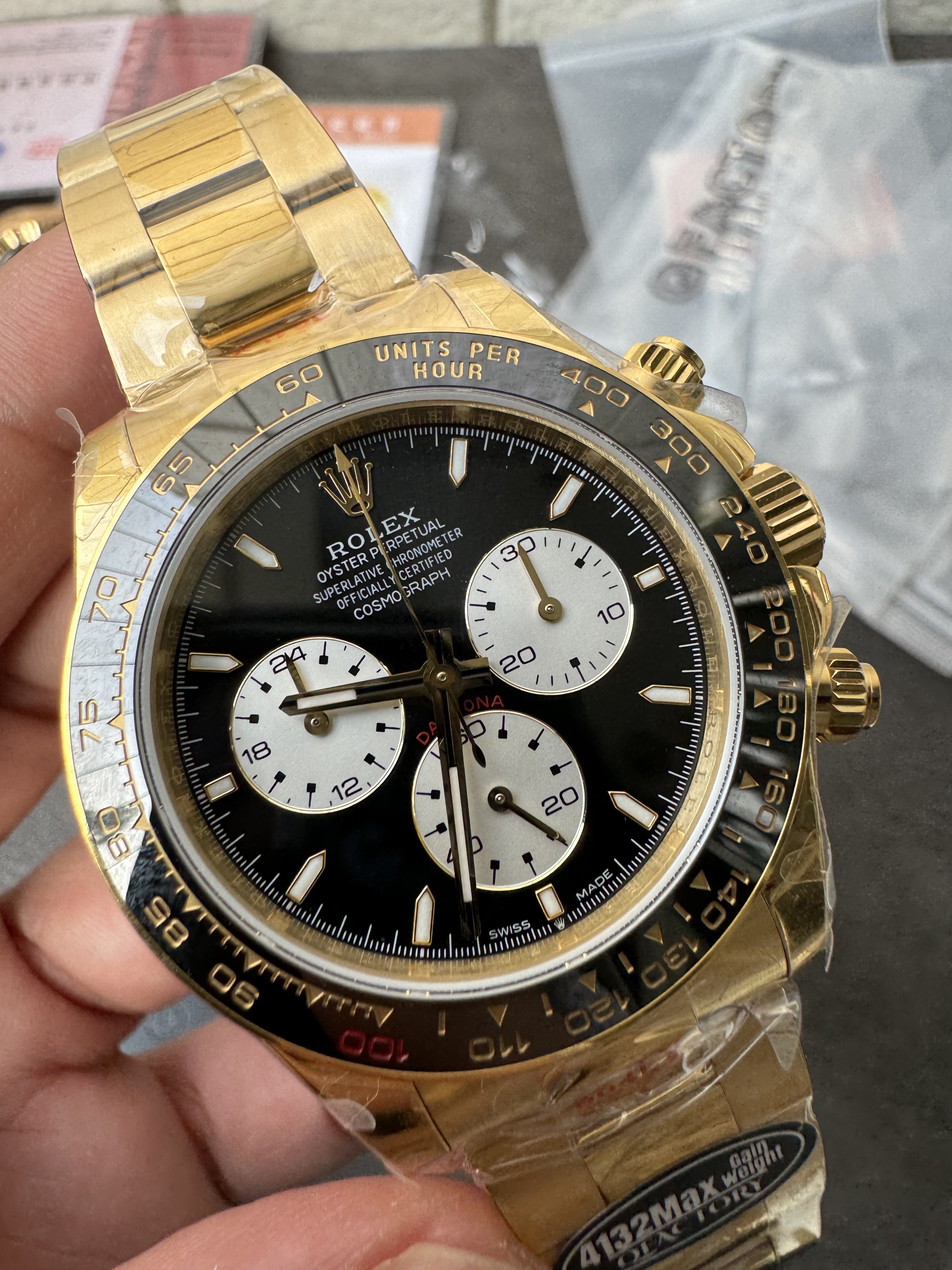 Rolex Super Clone Watches 1:1 Le Mans Daytona 100 Years Anniversary 18K Gold 4132 Movement