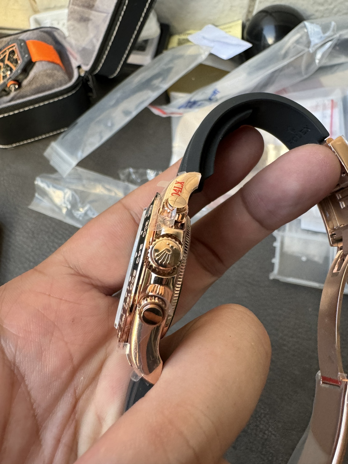 Super Clone Rolex 1:1 Daytona 116515LN Meteorite Dial Everose Gold | 4130 Movement