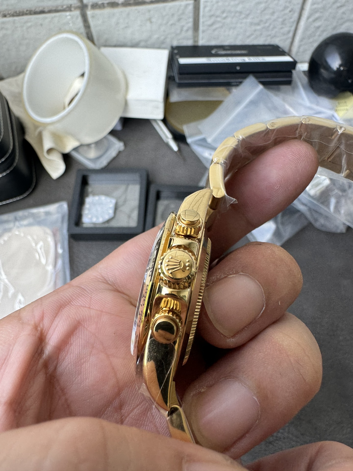 Super Clone Rolex 1:1 Daytona 116528 Paul Newman Dial – Gold Case | 4130 Movement