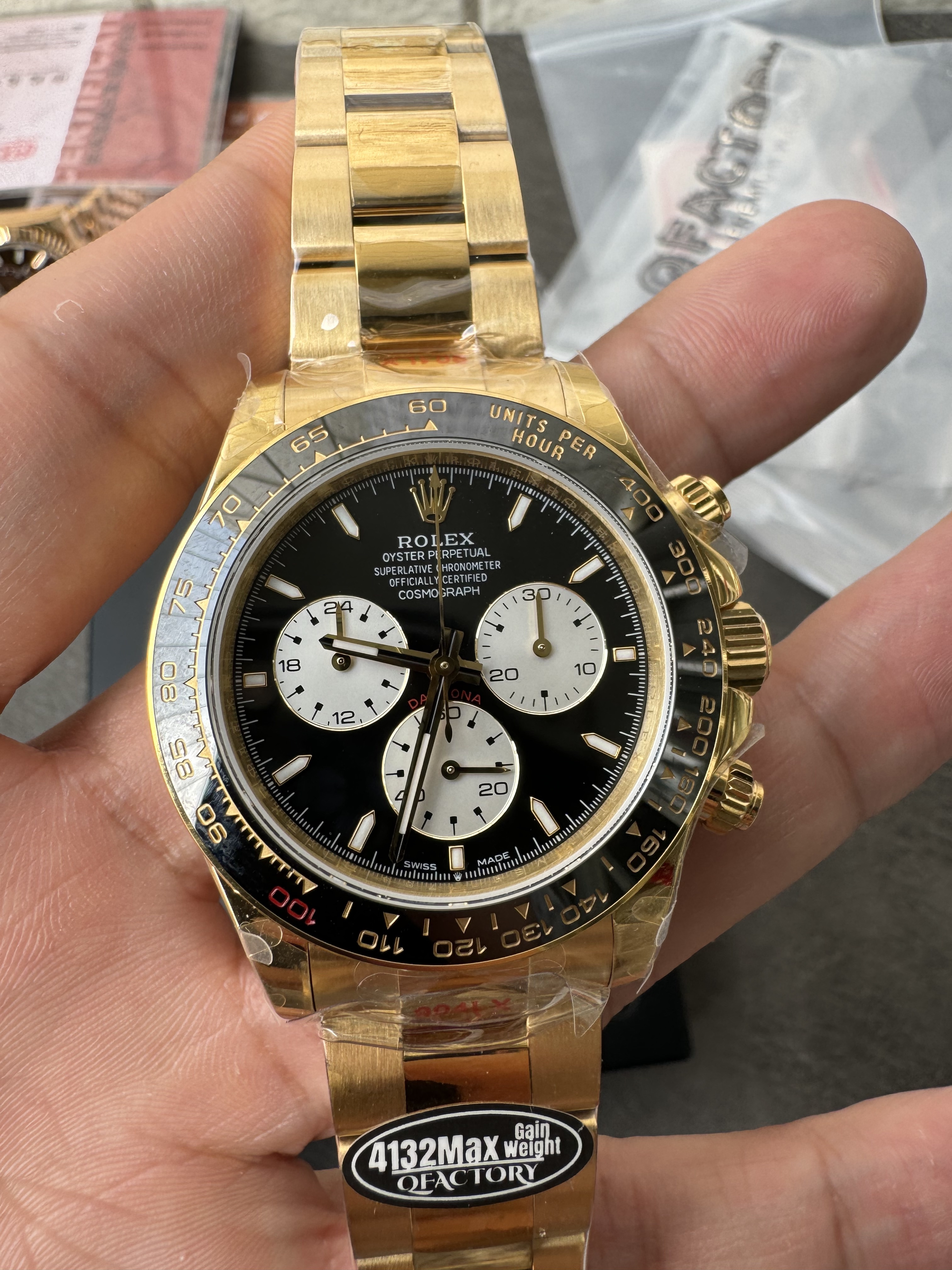 Rolex Super Clone Watches 1:1 Le Mans Daytona 100 Years Anniversary 18K Gold 4132 Movement