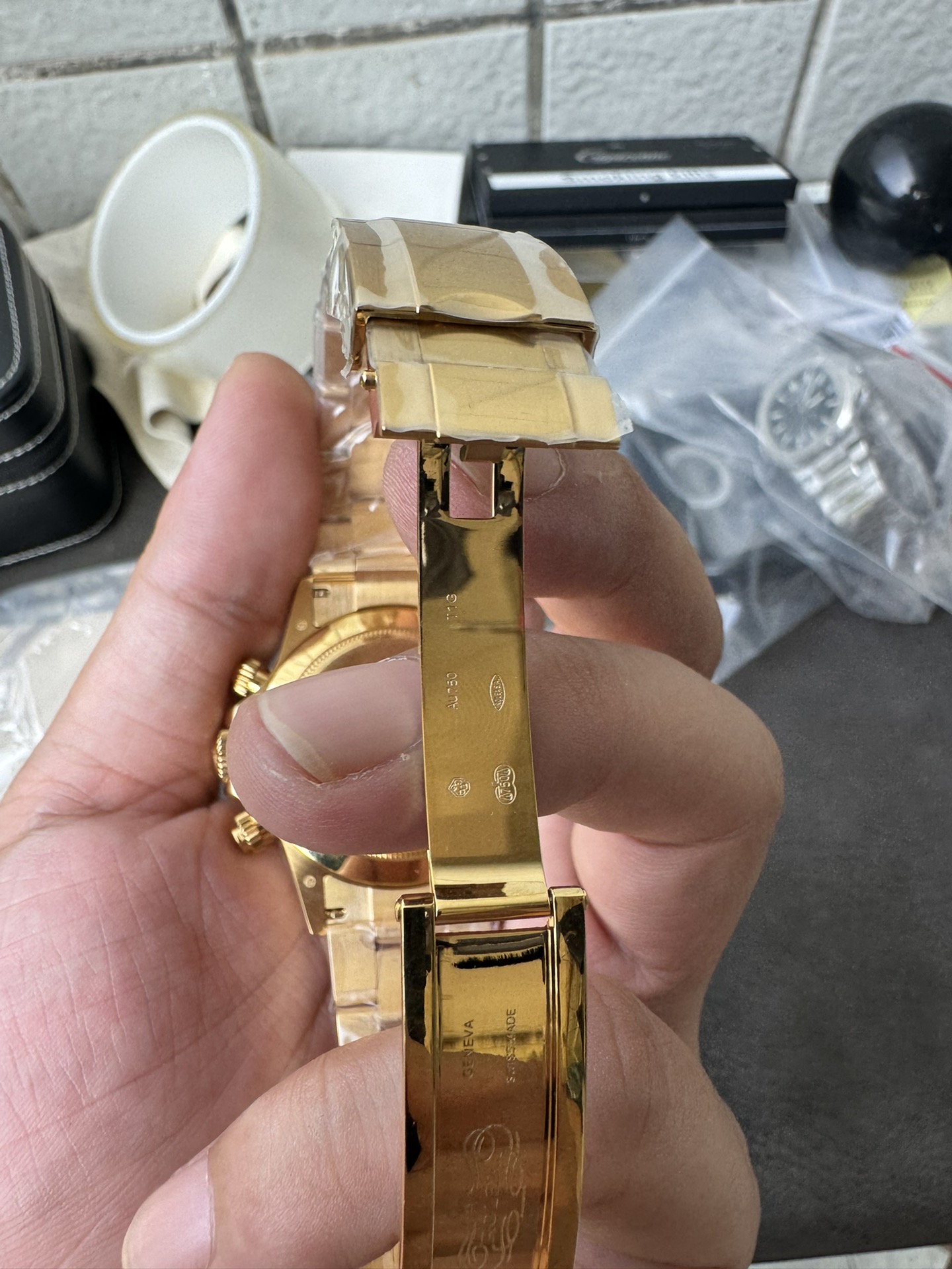 Super Clone Rolex 1:1 Daytona 116528 Paul Newman Dial – Gold Case | 4130 Movement