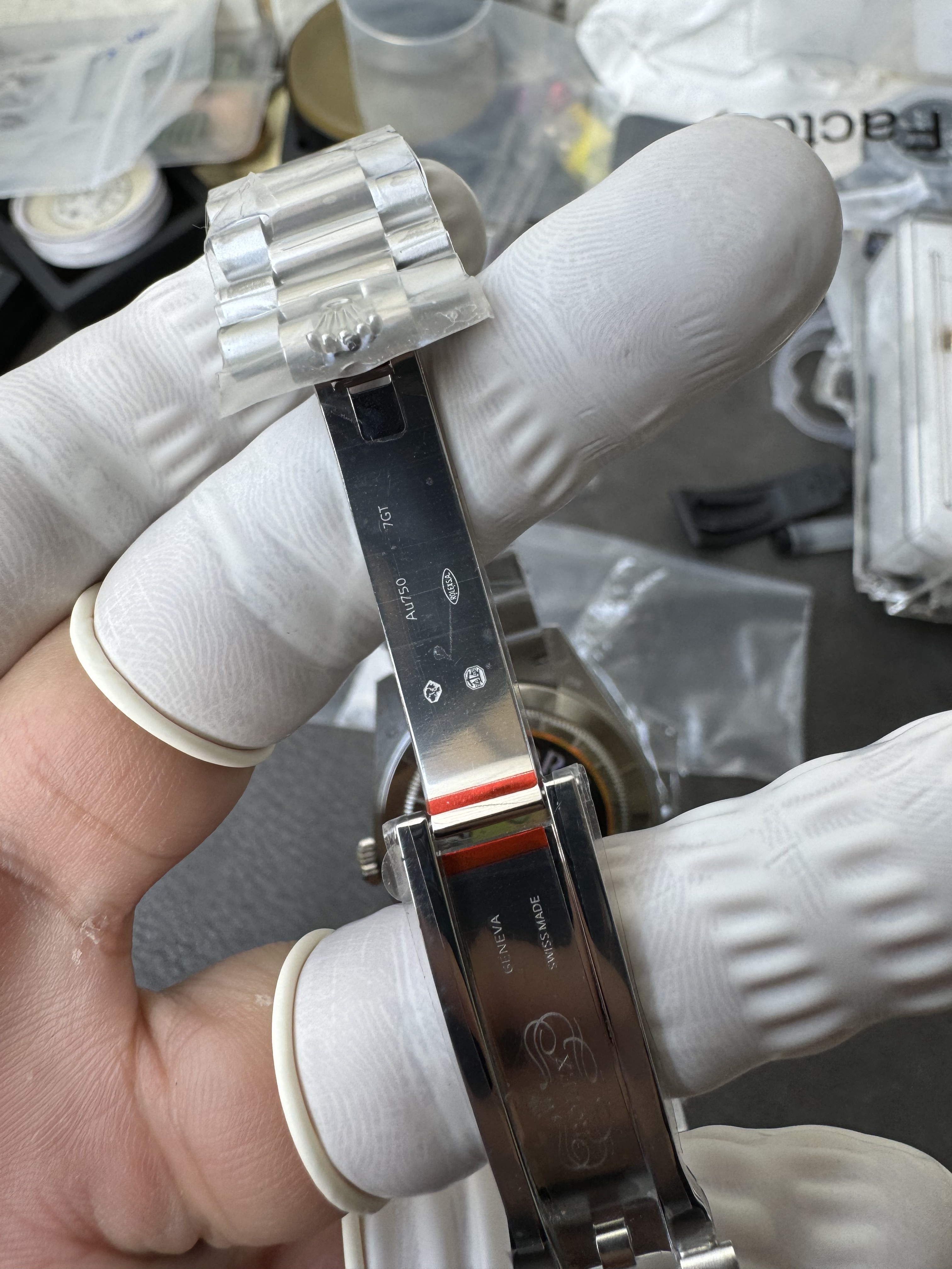 Super Clone Rolex 1:1 Day-Date 228206 Ice Blue Platinum Diamond Bezel Watch