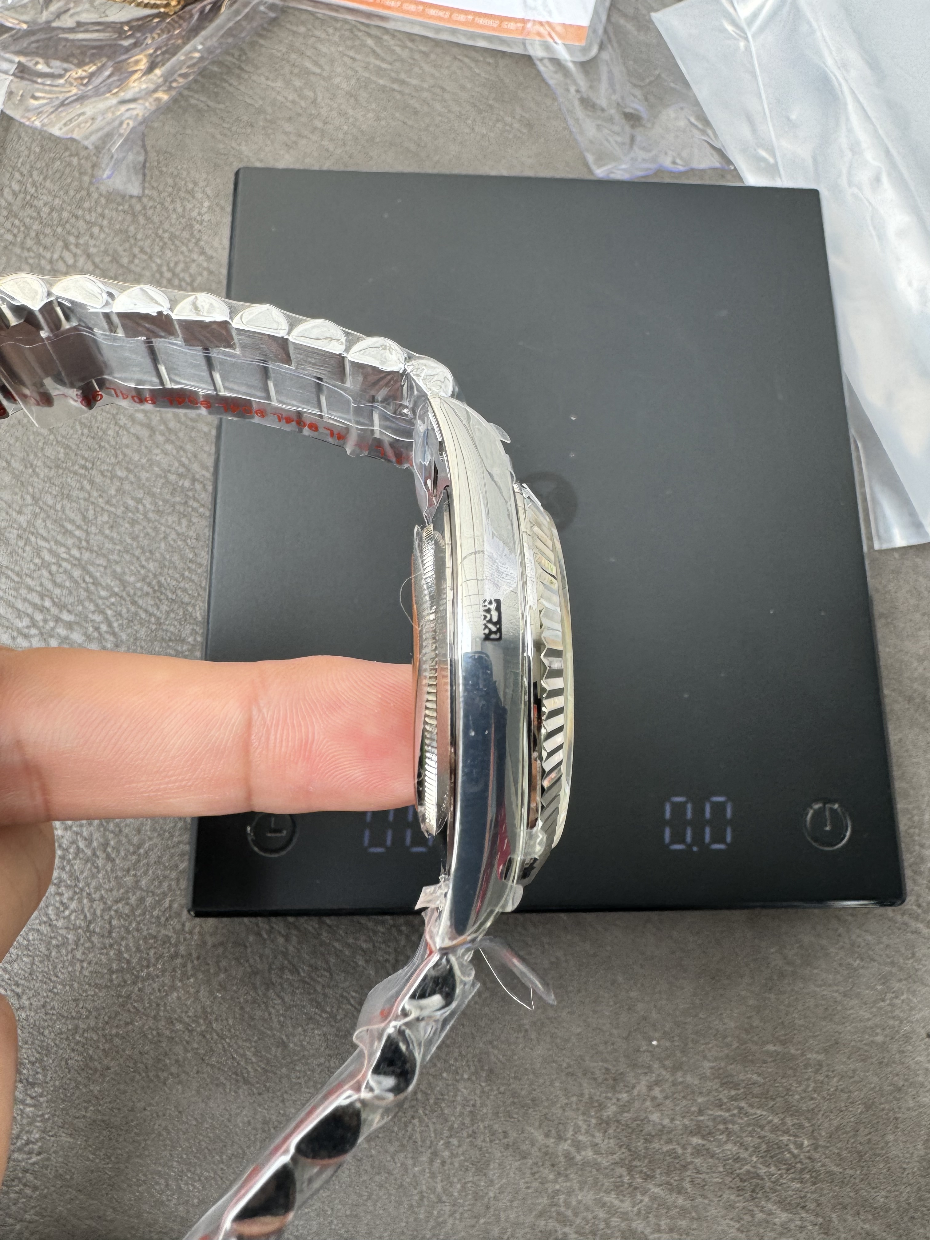 Super Clone Rolex Day-Date 40 – Rare Meteorite Dial in Full White Gold