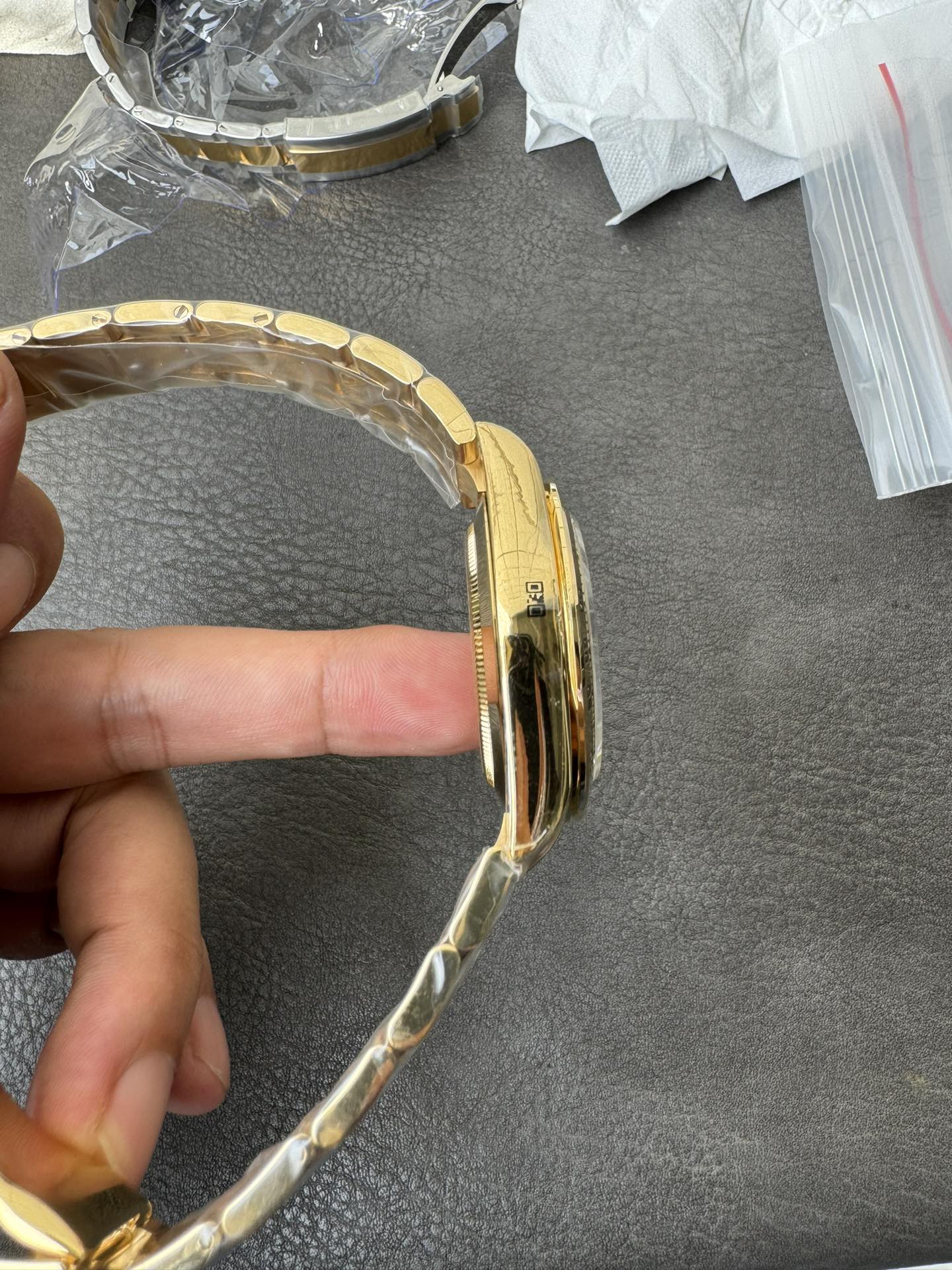 Super Clone Rolex 1:1 Daytona 116508 Green Dial – Yellow Gold | 4130 Movement