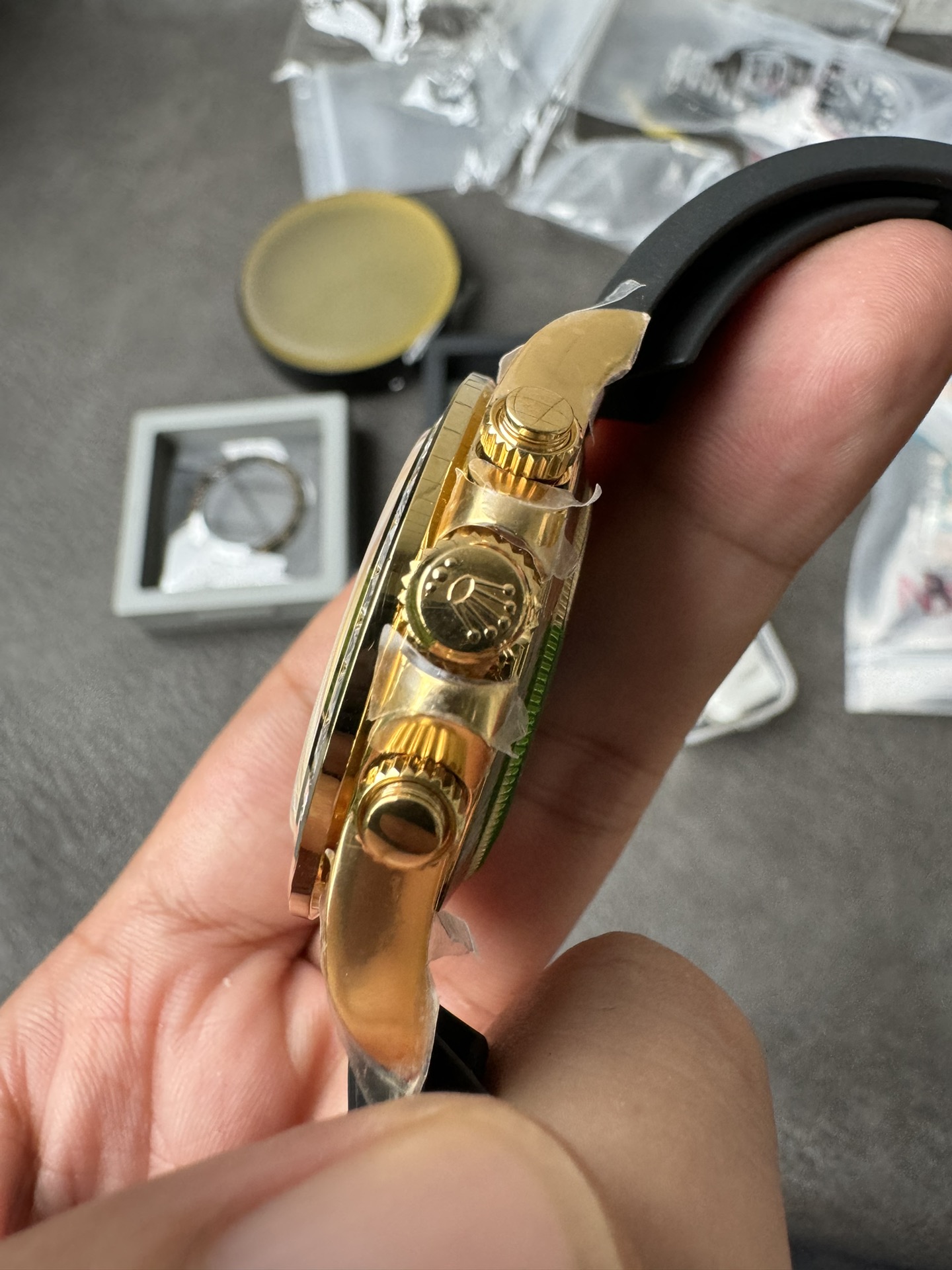 Super Clone Rolex 1:1 Daytona 116588TBR Eye of the Tiger Tiger Dial with Baguette Diamonds