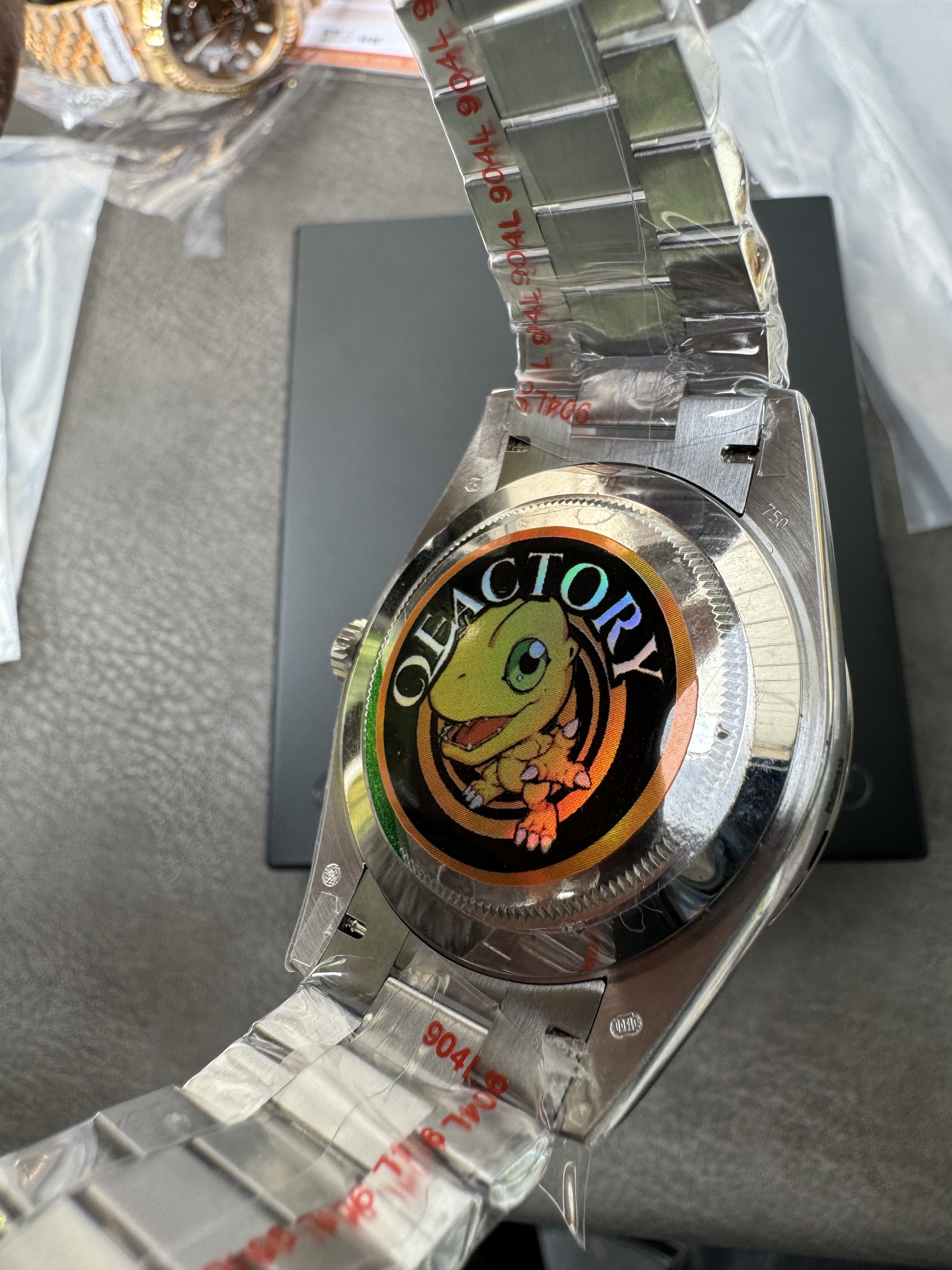 Super Clone Rolex Day-Date 40 – Rare Meteorite Dial in Full White Gold