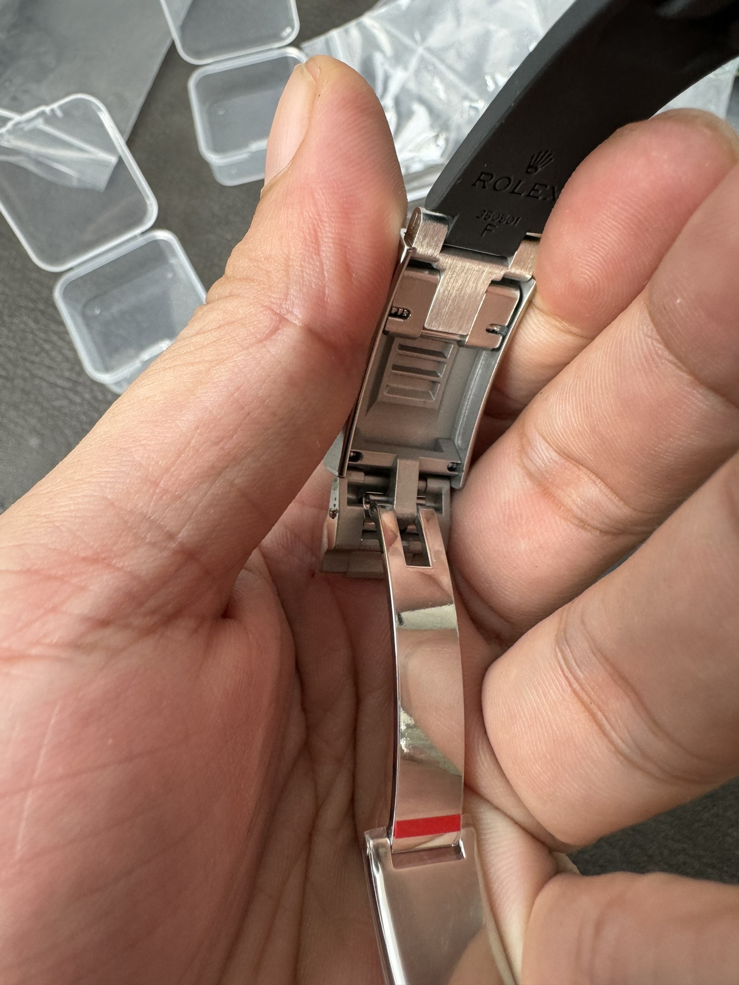 Super Clone Rolex 1:1 Daytona M126539TBR Ice Dial Diamond Bezel Oysterflex | 4131 Movement