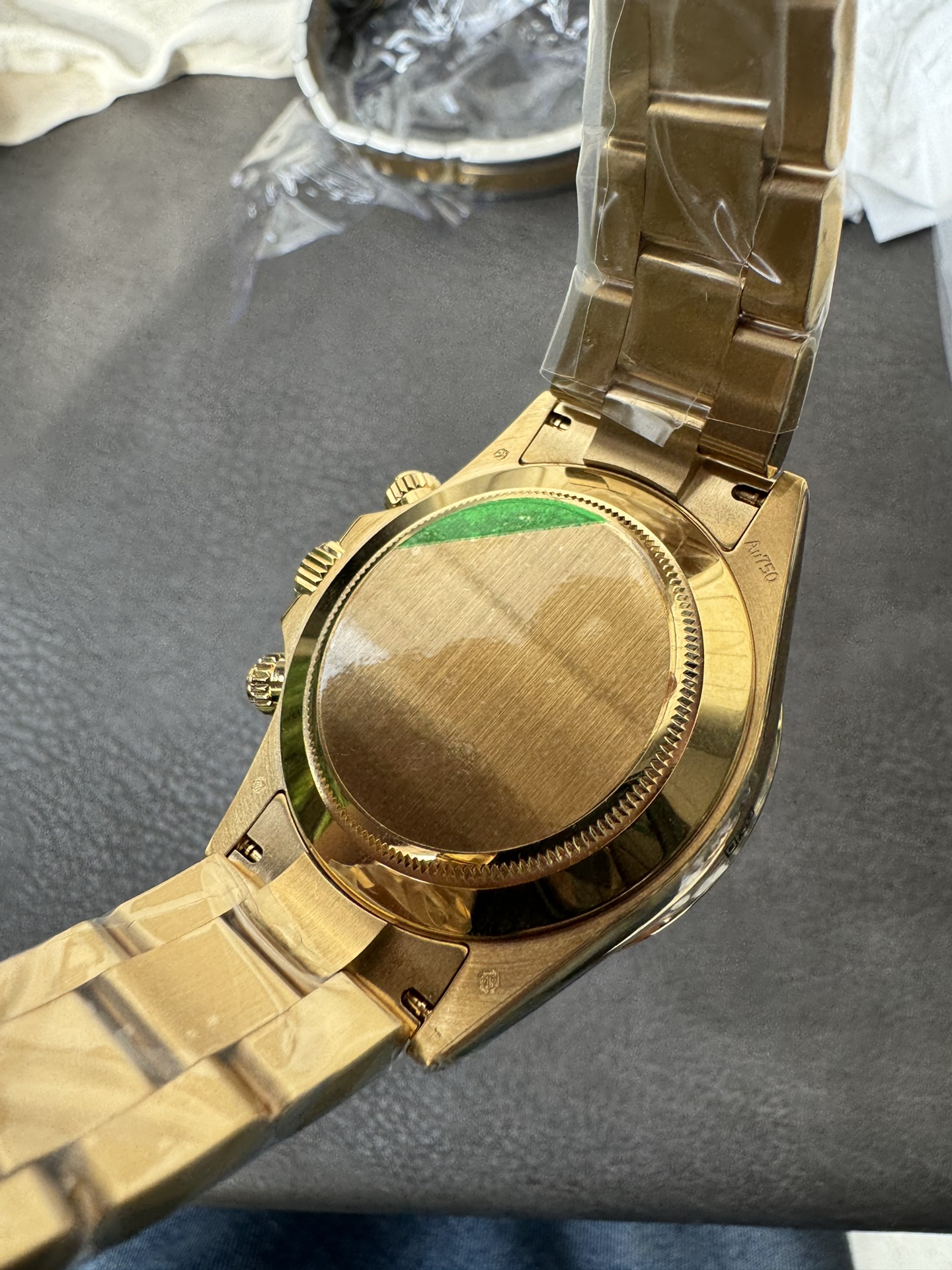 Super Clone Rolex 1:1 Daytona 116508 Green Dial – Yellow Gold | 4130 Movement
