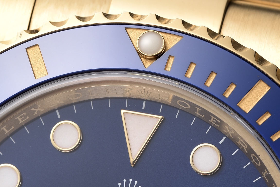 Rolex Submariner M116618LB Full Yellow Gold with Blue Dial Super Clone