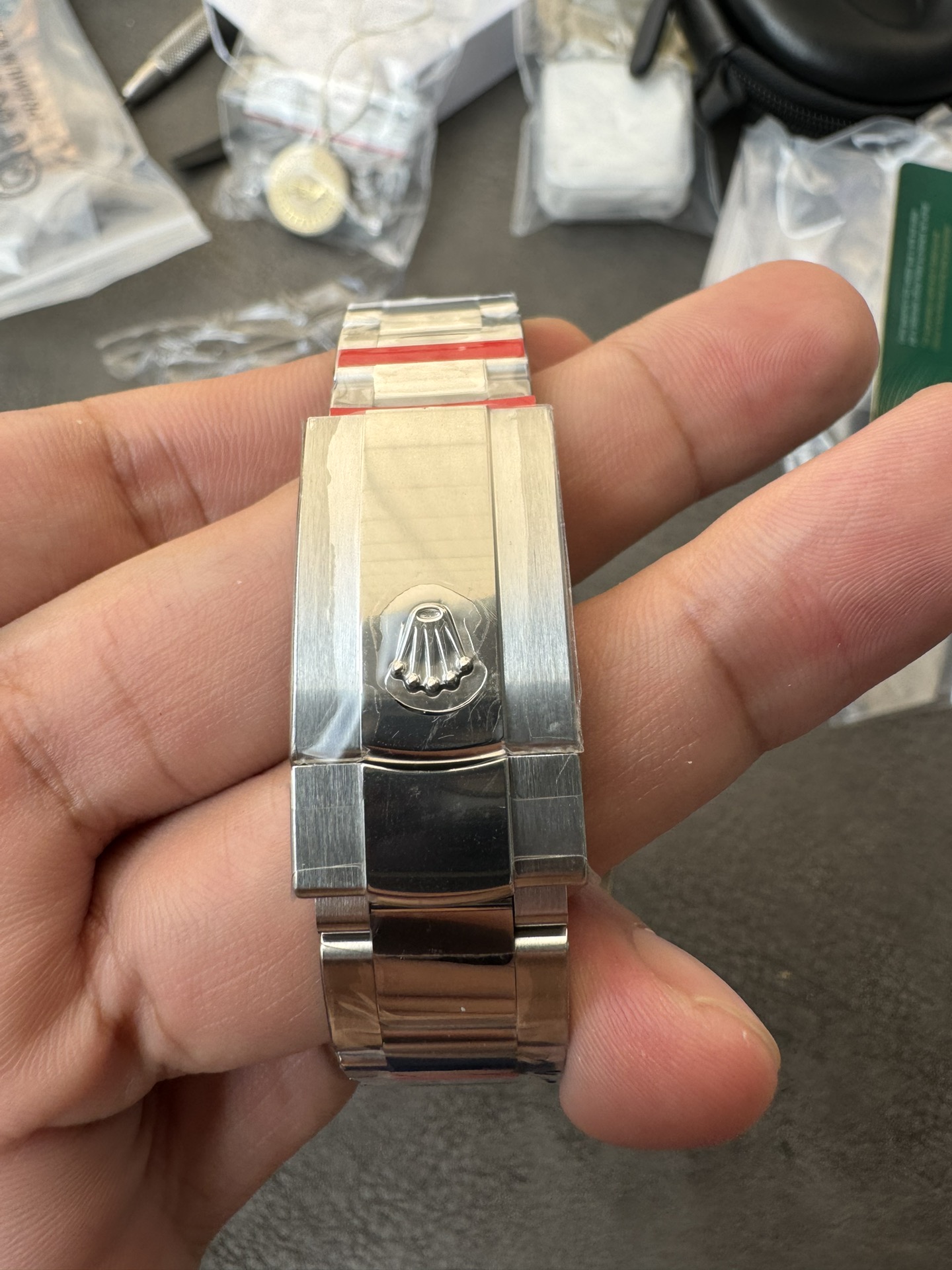 Super Clone Rolex 1:1 Milgauss 116400GV Blue Dial Green Sapphire 41mm 3230 Movement