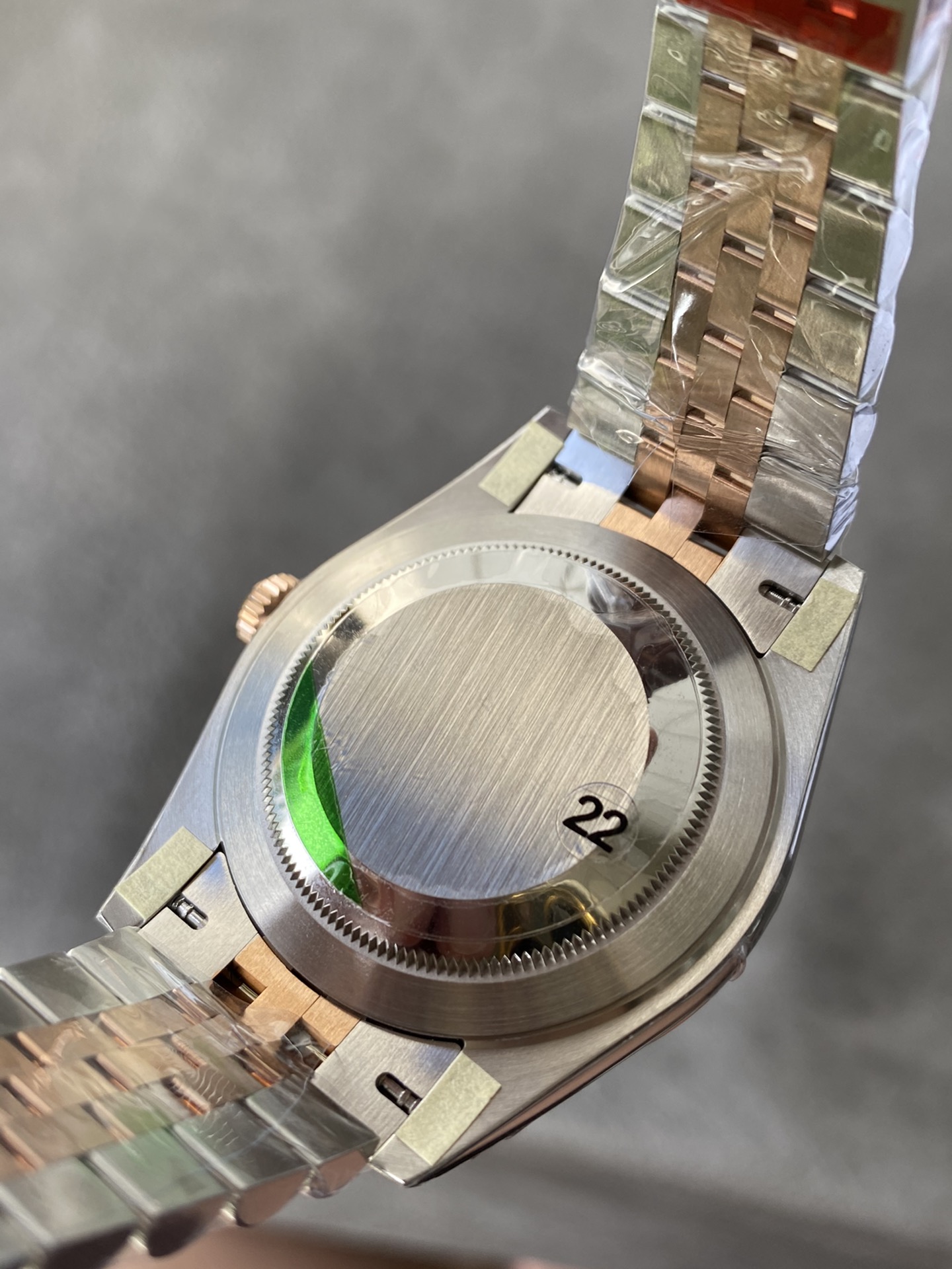 Super Clone Rolex 1:1 Datejust 41mm White Motif Dial Rose Gold Two-Tone Jubilee Bracelet – 3235 Movement