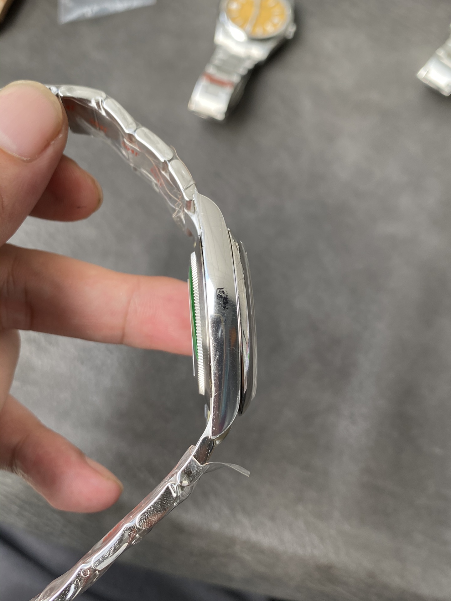 Super Clone Rolex 1:1 Oyster Perpetual 124300 yellow Dial 41mm 3230 Movement